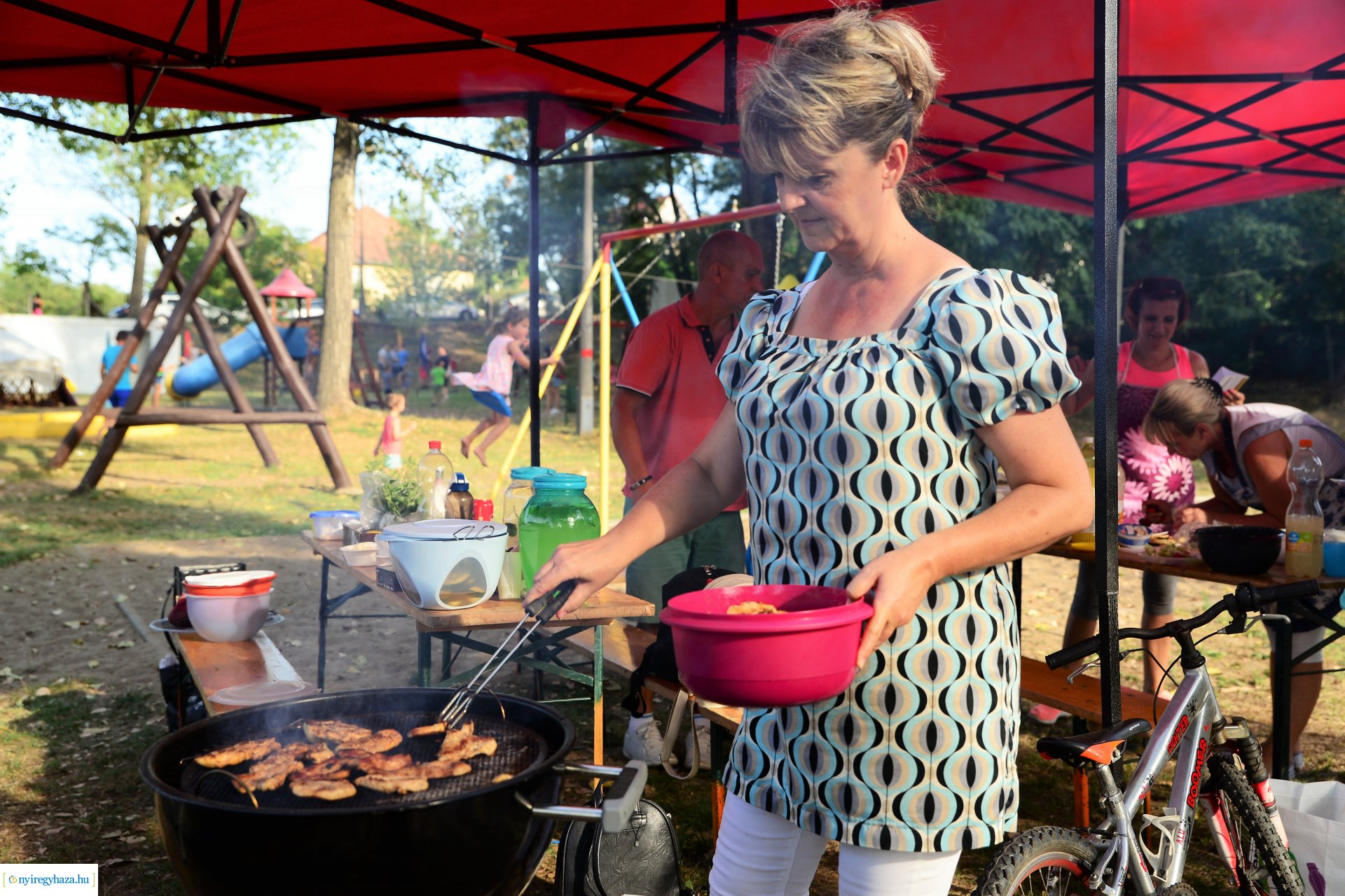 Családi és sport nap Nyírszőlős  közösségi parkjában