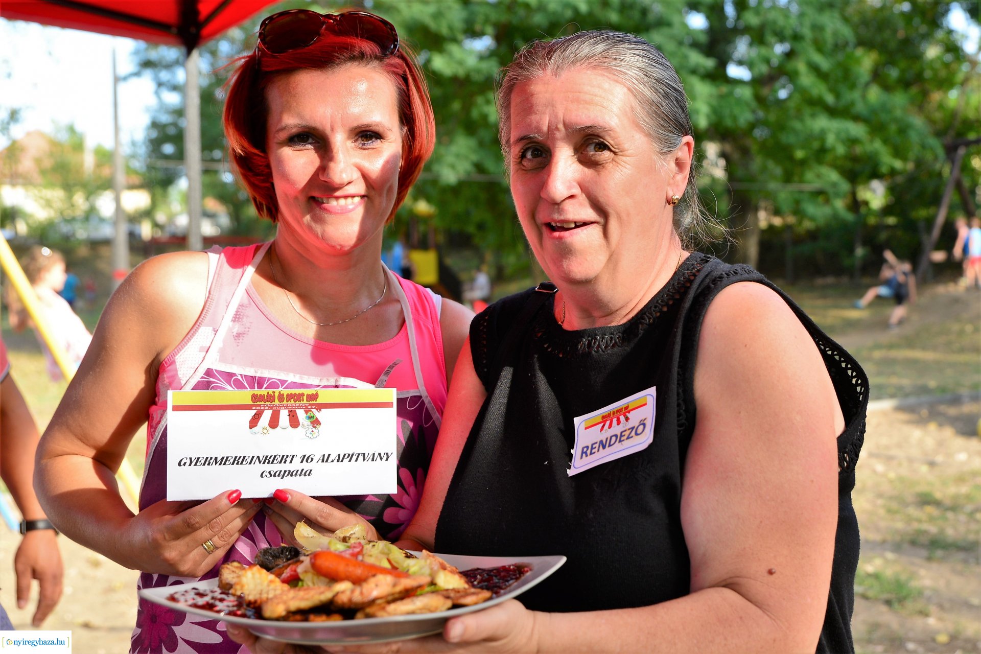 Családi és sport nap Nyírszőlős  közösségi parkjában