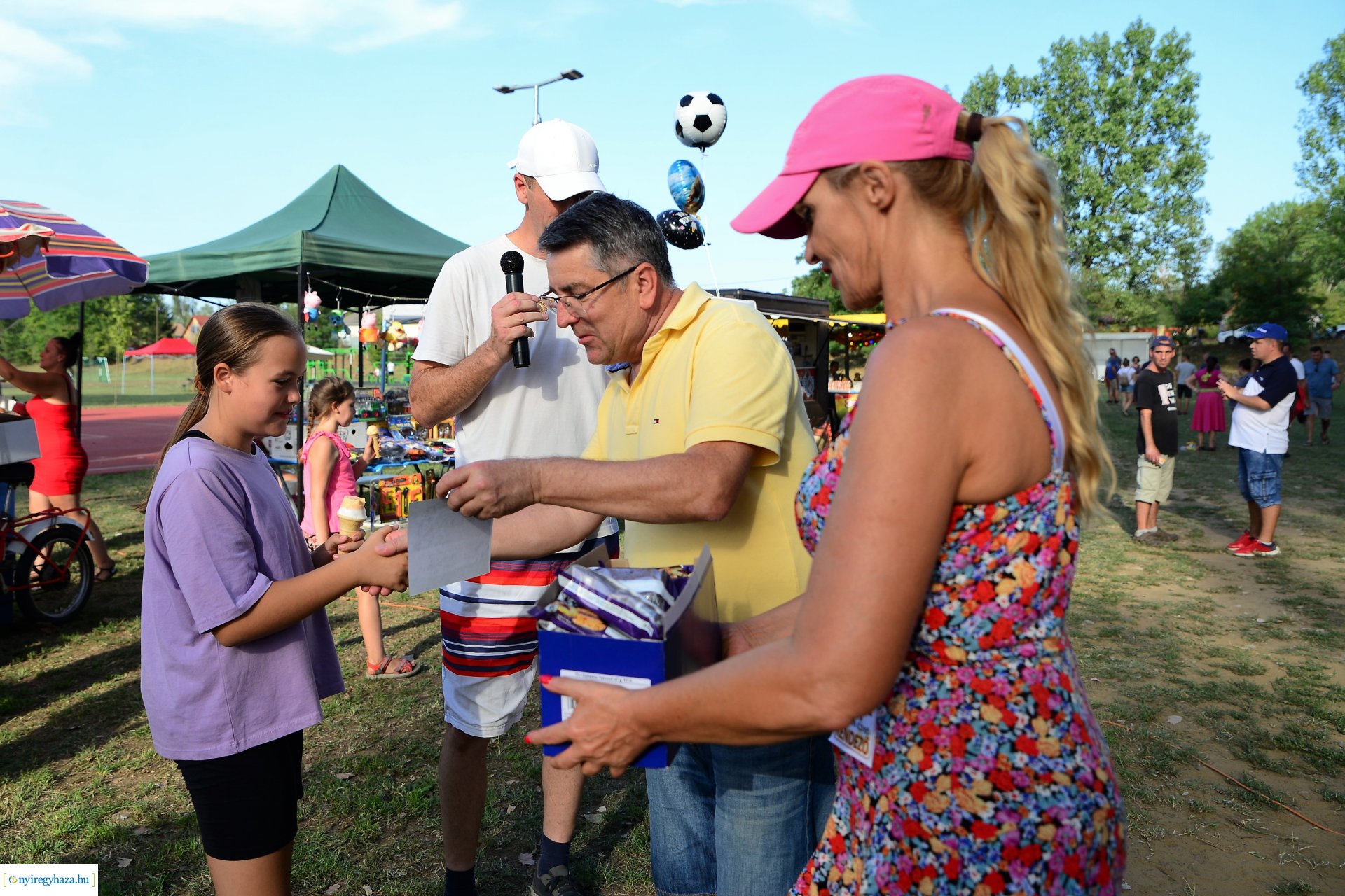 Családi és sport nap Nyírszőlős  közösségi parkjában