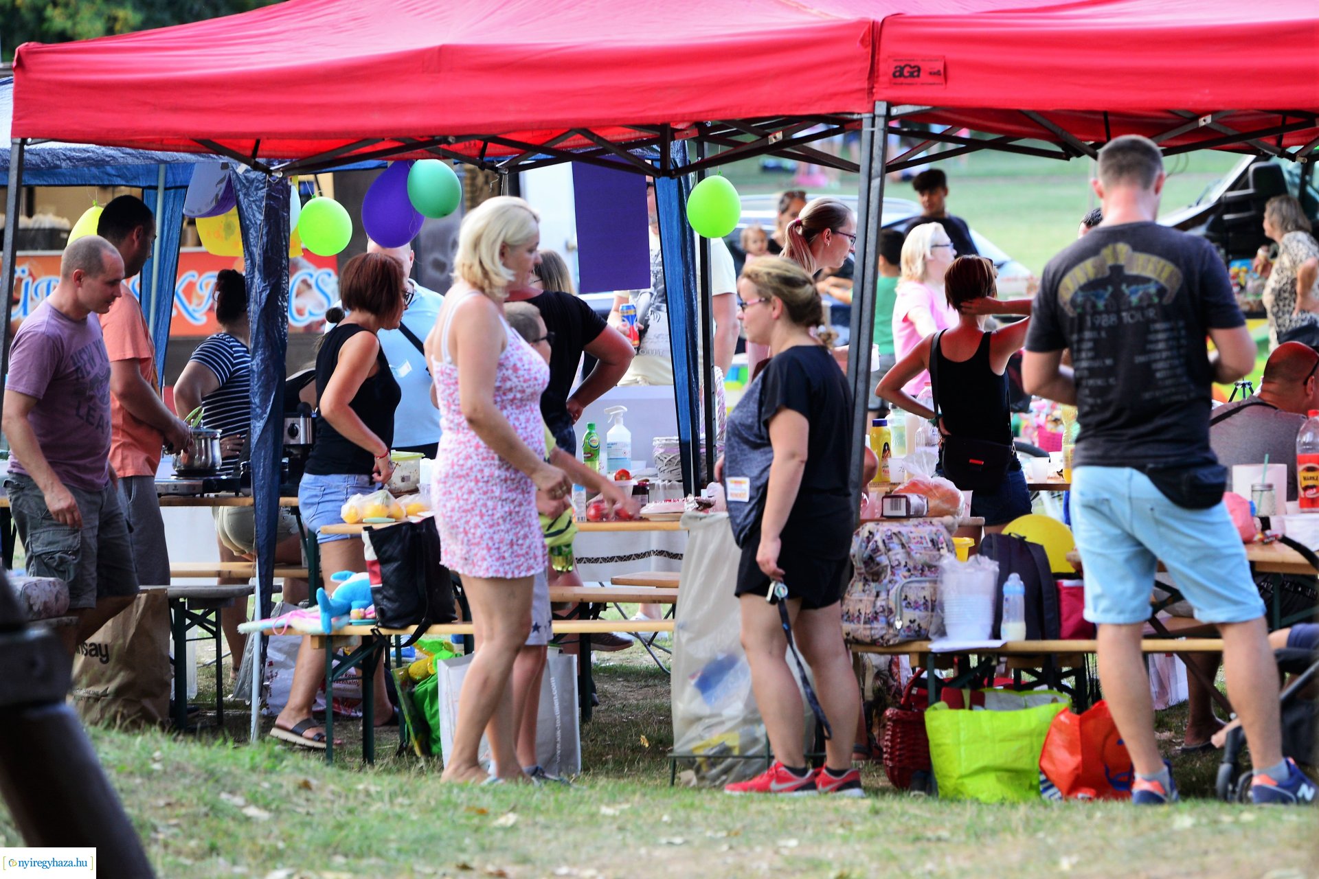 Családi és sport nap Nyírszőlős  közösségi parkjában