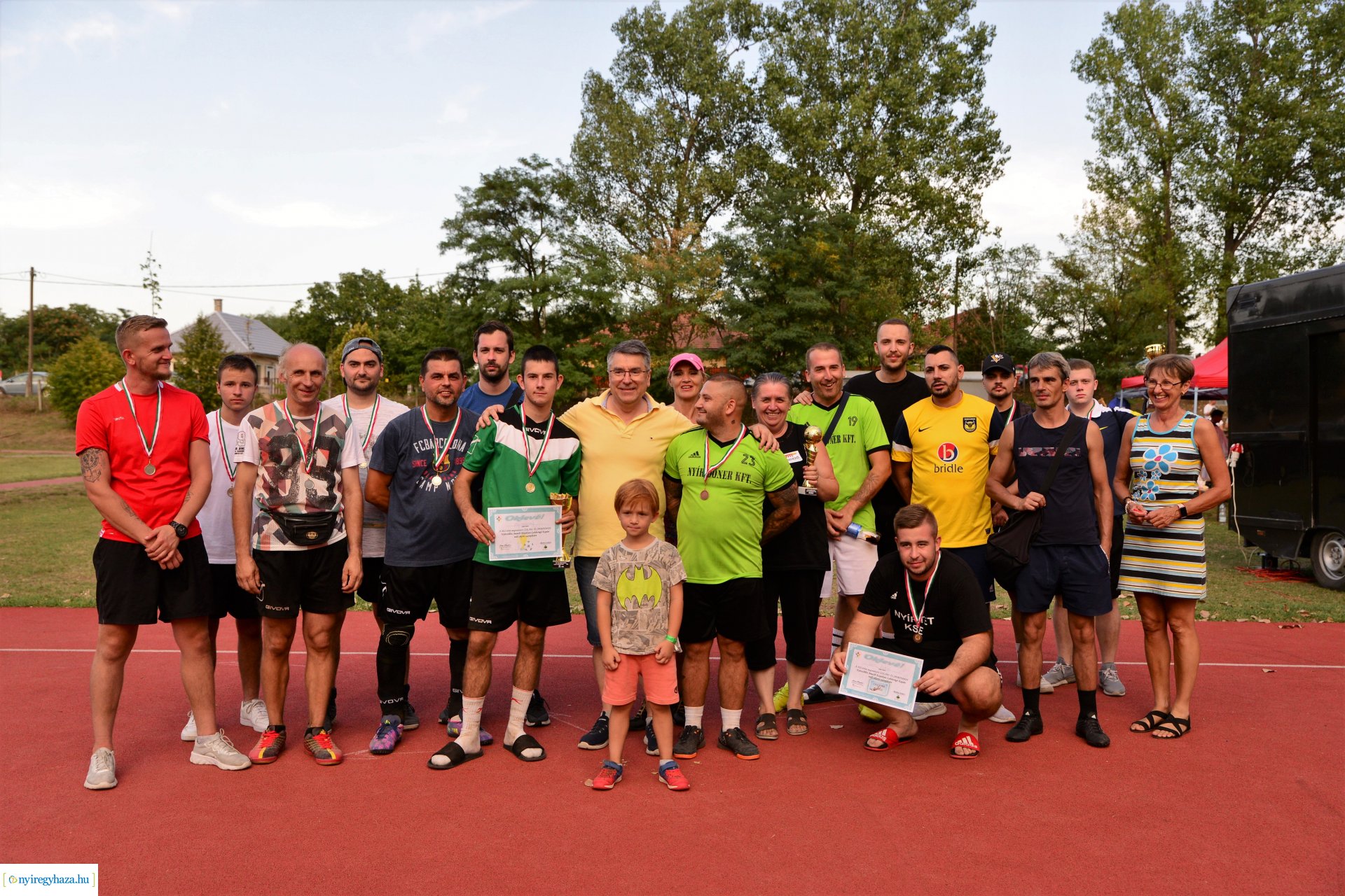 Családi és sport nap Nyírszőlős  közösségi parkjában