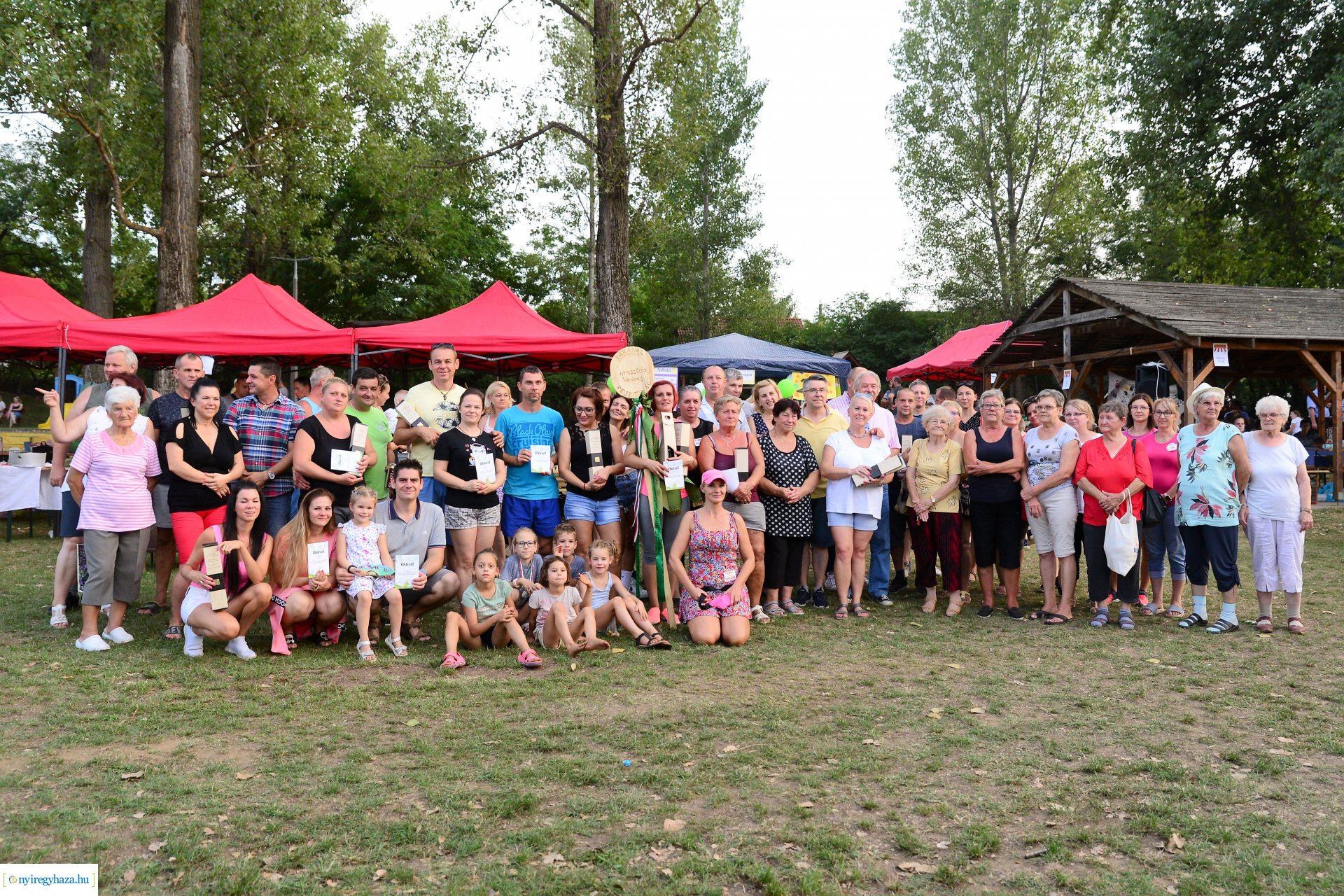 Családi és sport nap Nyírszőlős  közösségi parkjában