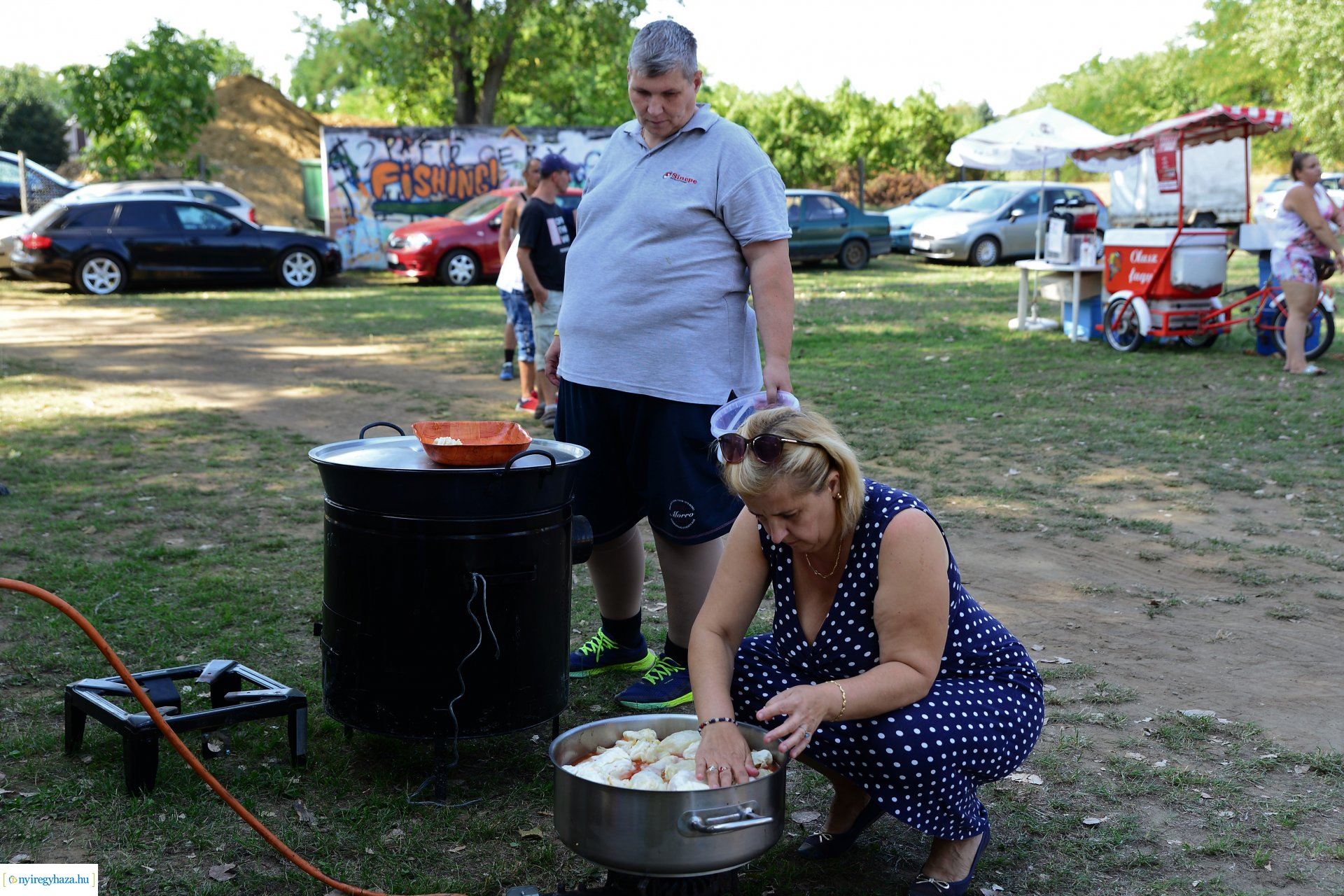 Családi és sport nap Nyírszőlős  közösségi parkjában
