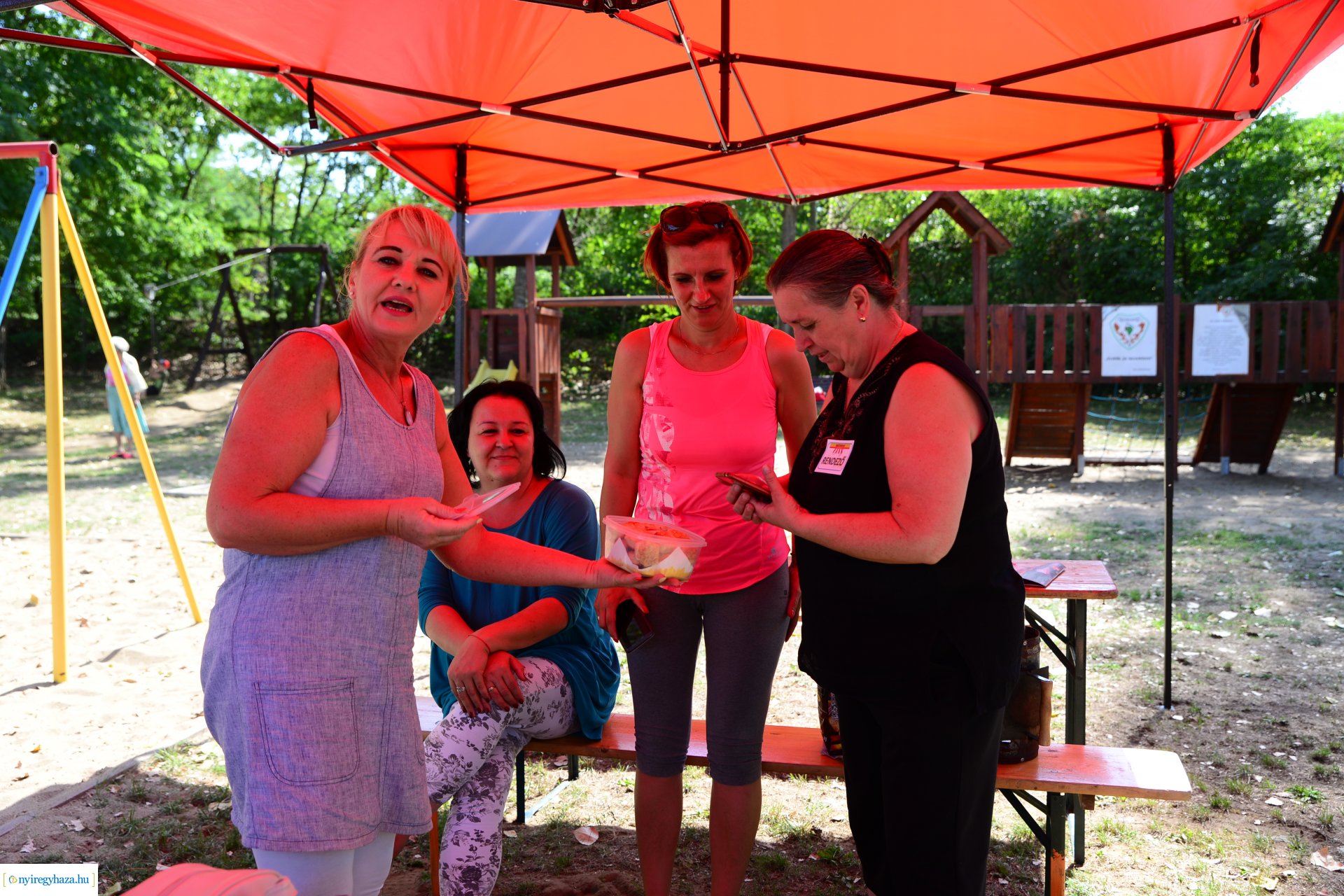 Családi és sport nap Nyírszőlős  közösségi parkjában