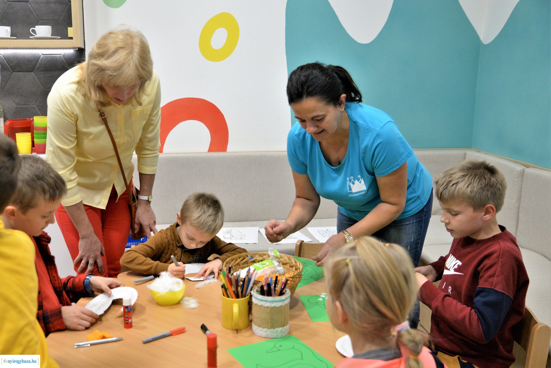 Családi nap az ukrán menekült gyerekekért a Csodavárban