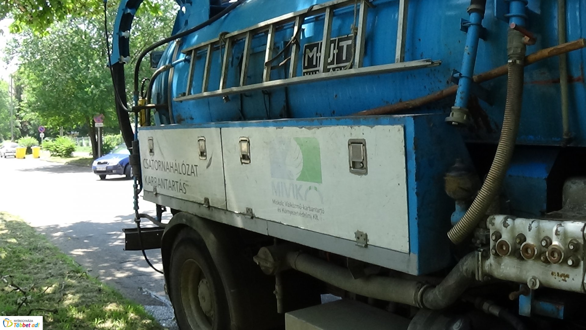 Csapadékvíz-elvezető rendszer munkálatok az Ószőlő utcán