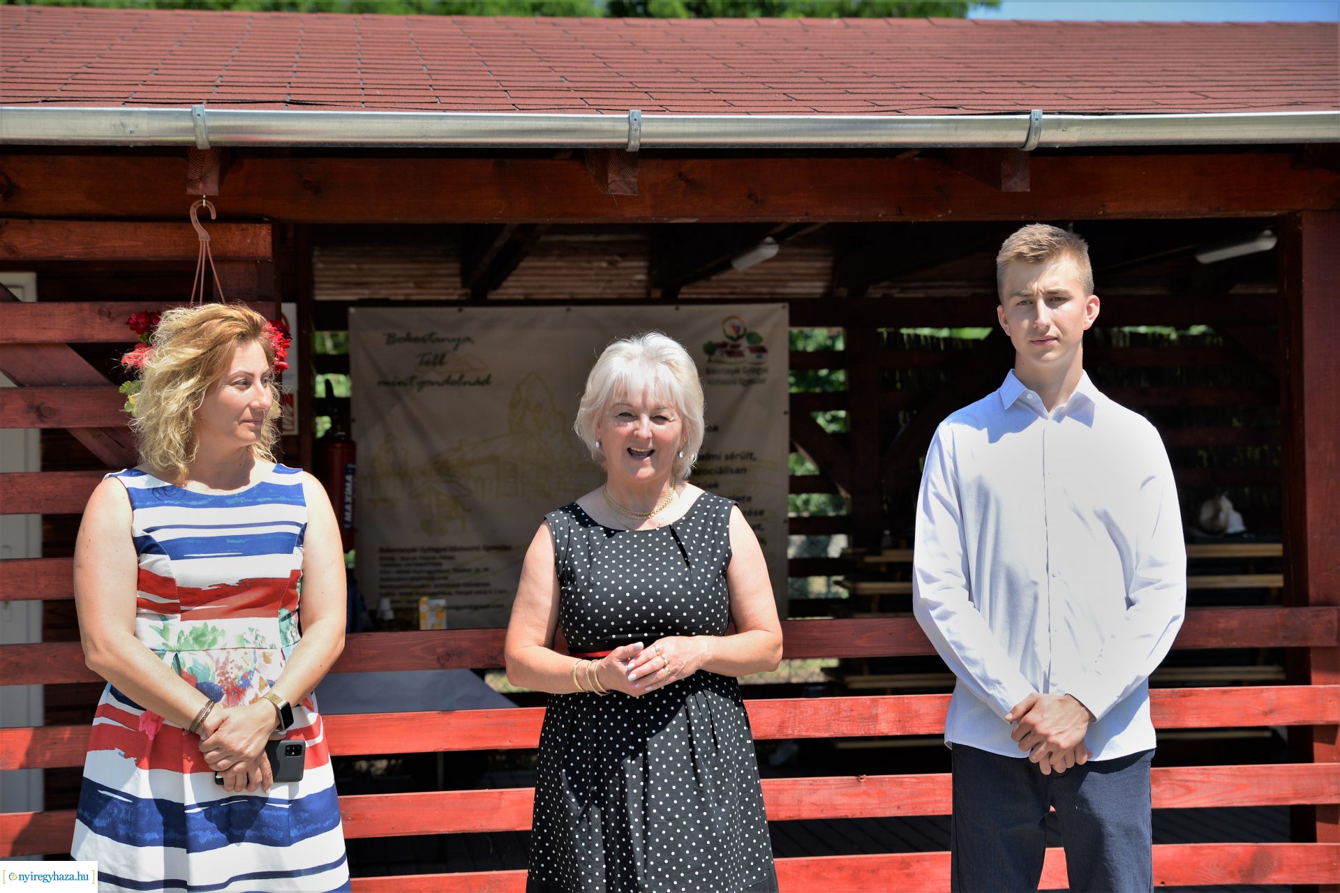 Császárliget - közösségi tér átadás