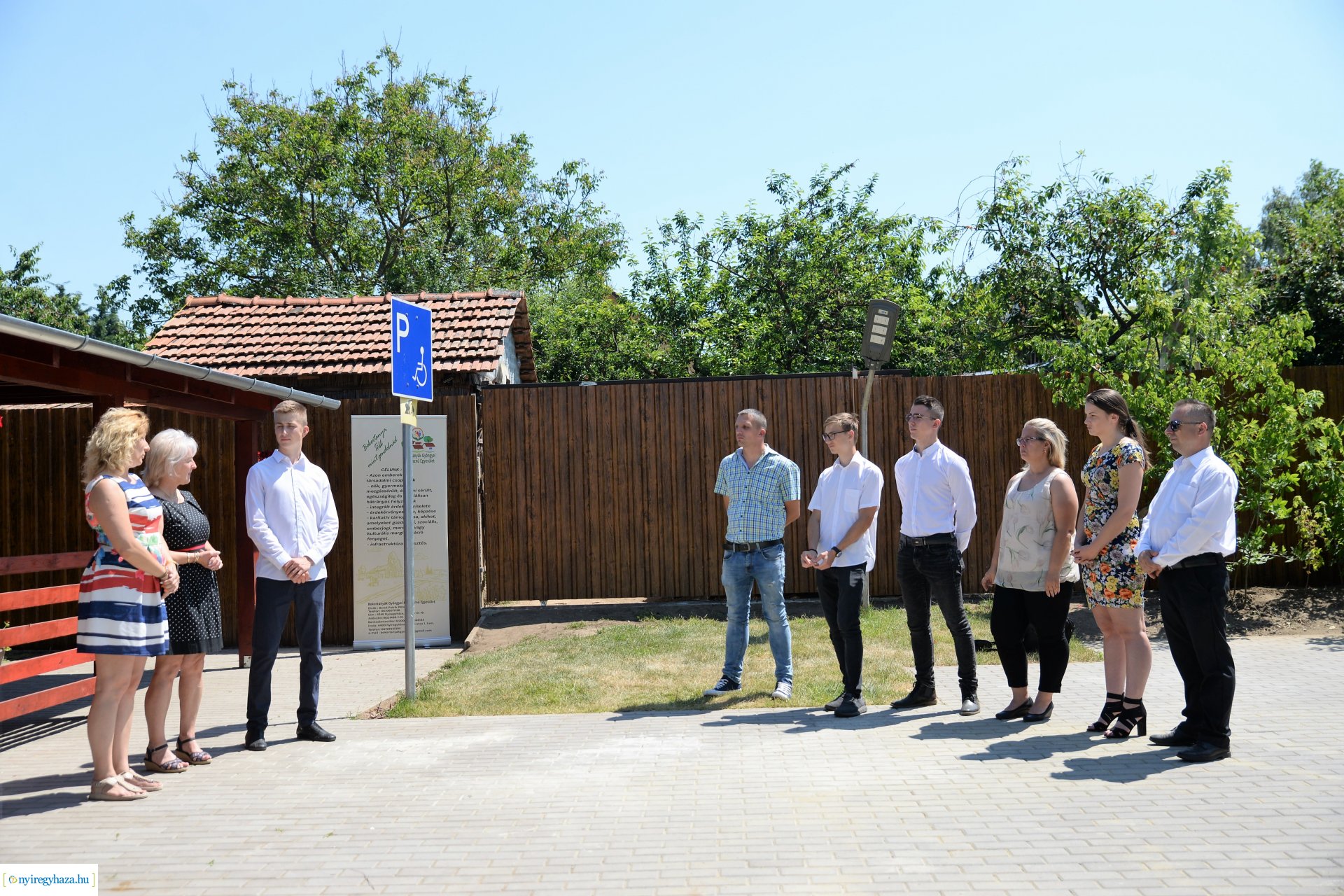 Császárliget - közösségi tér átadás