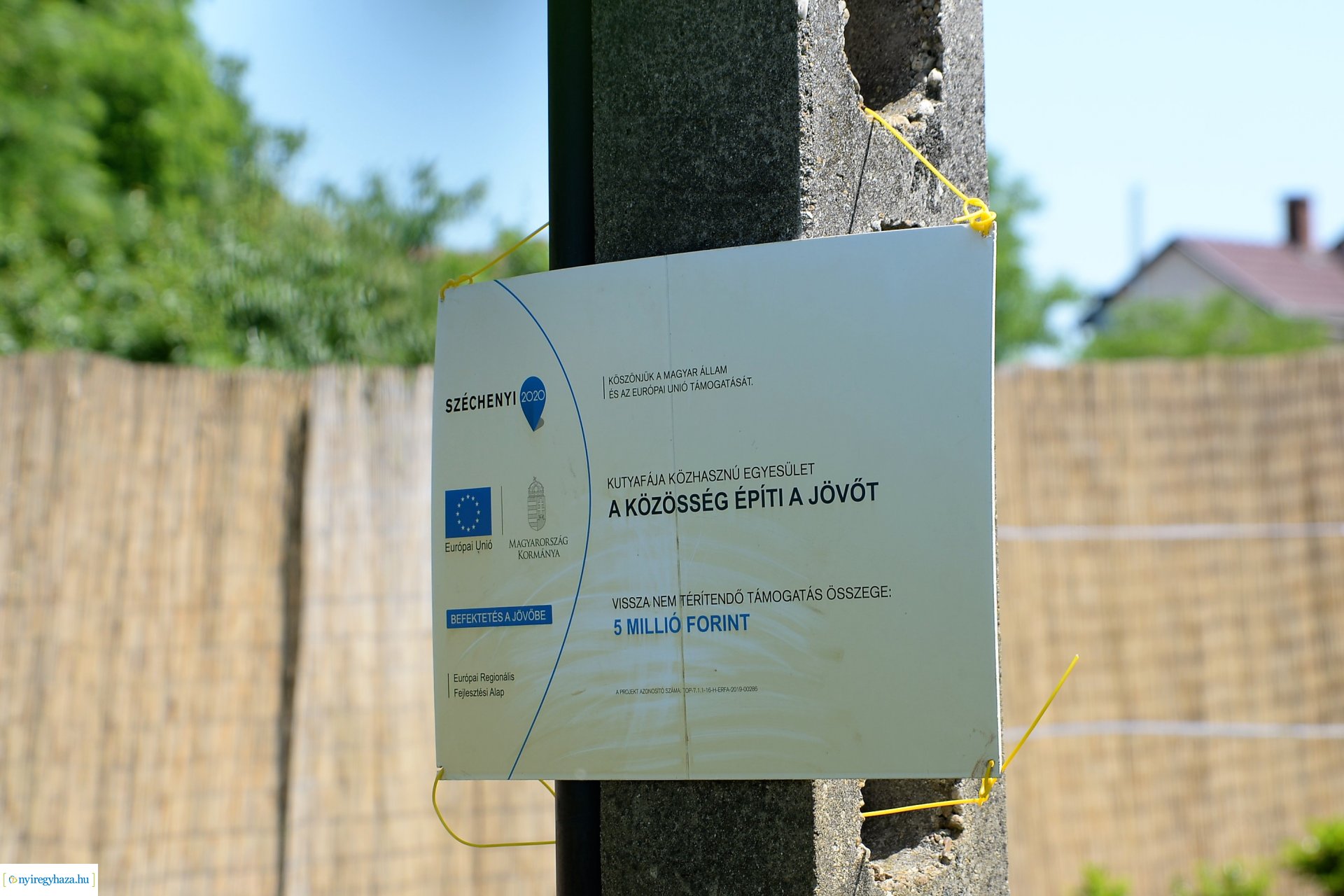 Császárliget - közösségi tér átadás