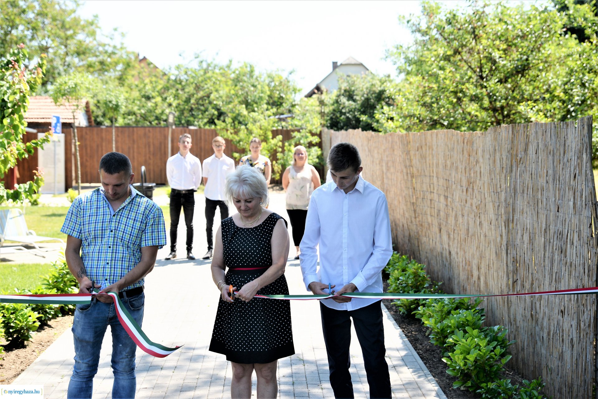 Császárliget - közösségi tér átadás