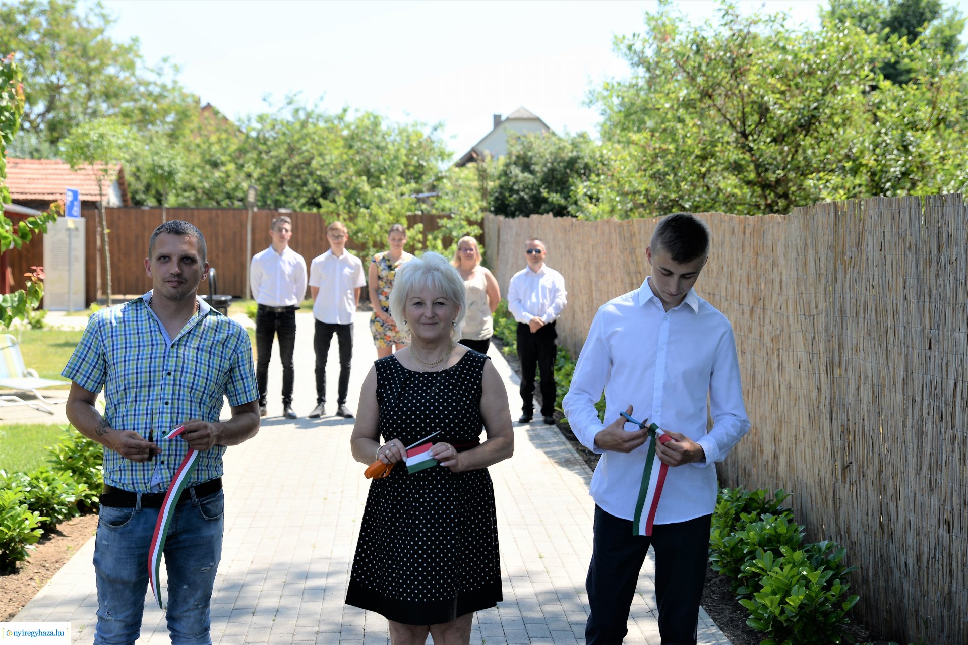 Császárliget - közösségi tér átadás