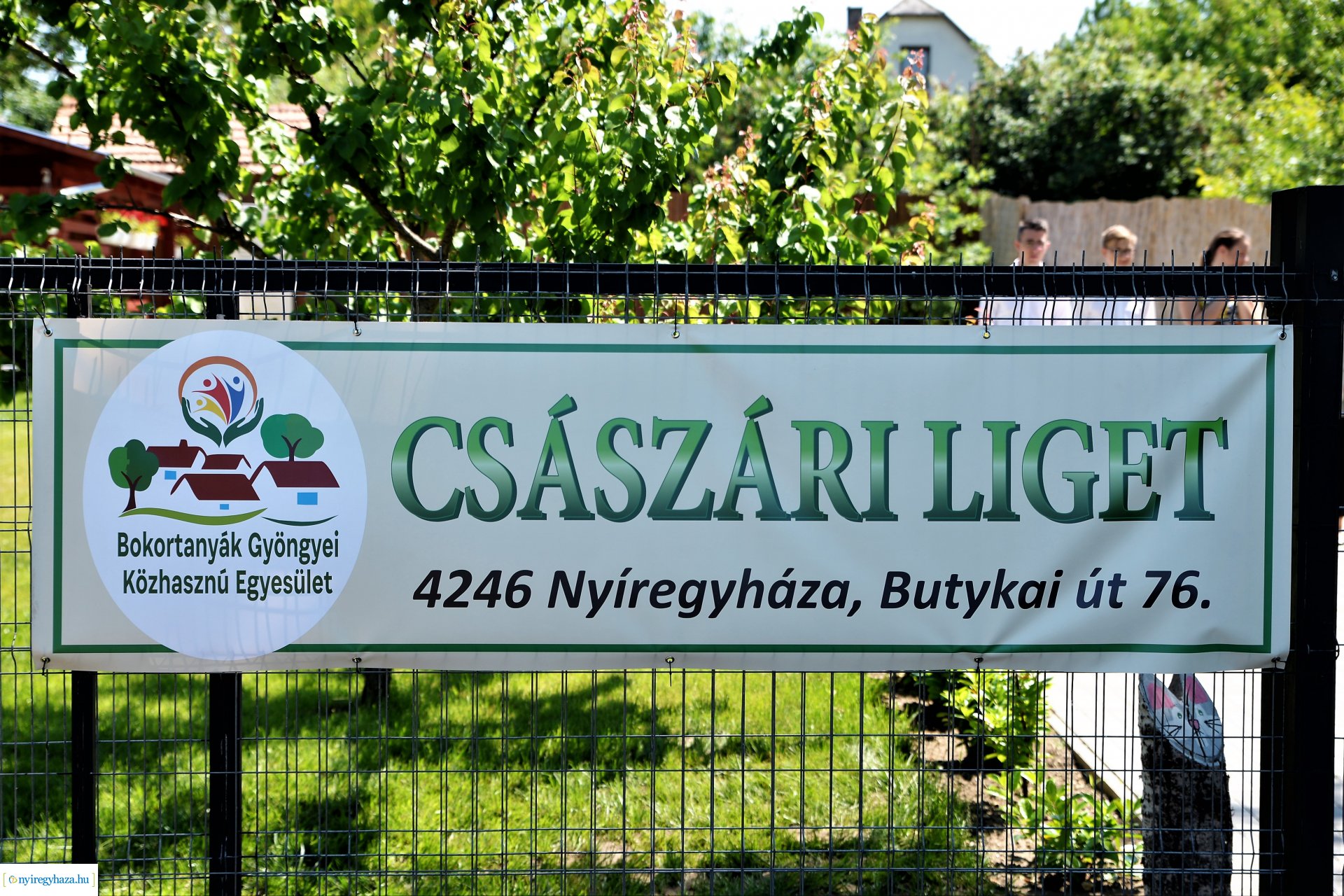 Császárliget - közösségi tér átadás