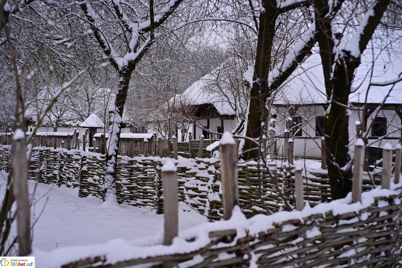Csendélet a múzeumfaluban 2026 januárjában
