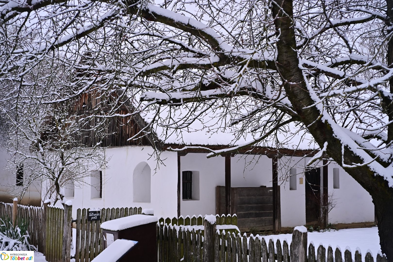 Csendélet a múzeumfaluban 2026 januárjában