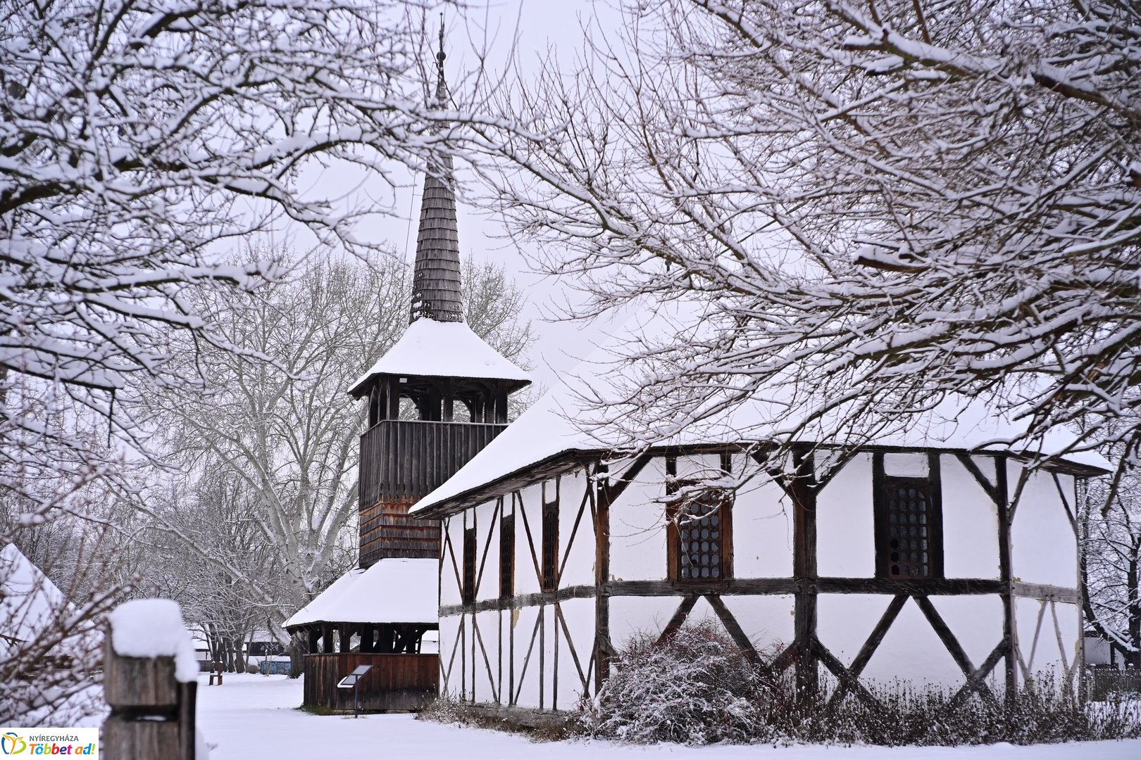 Csendélet a múzeumfaluban 2026 januárjában