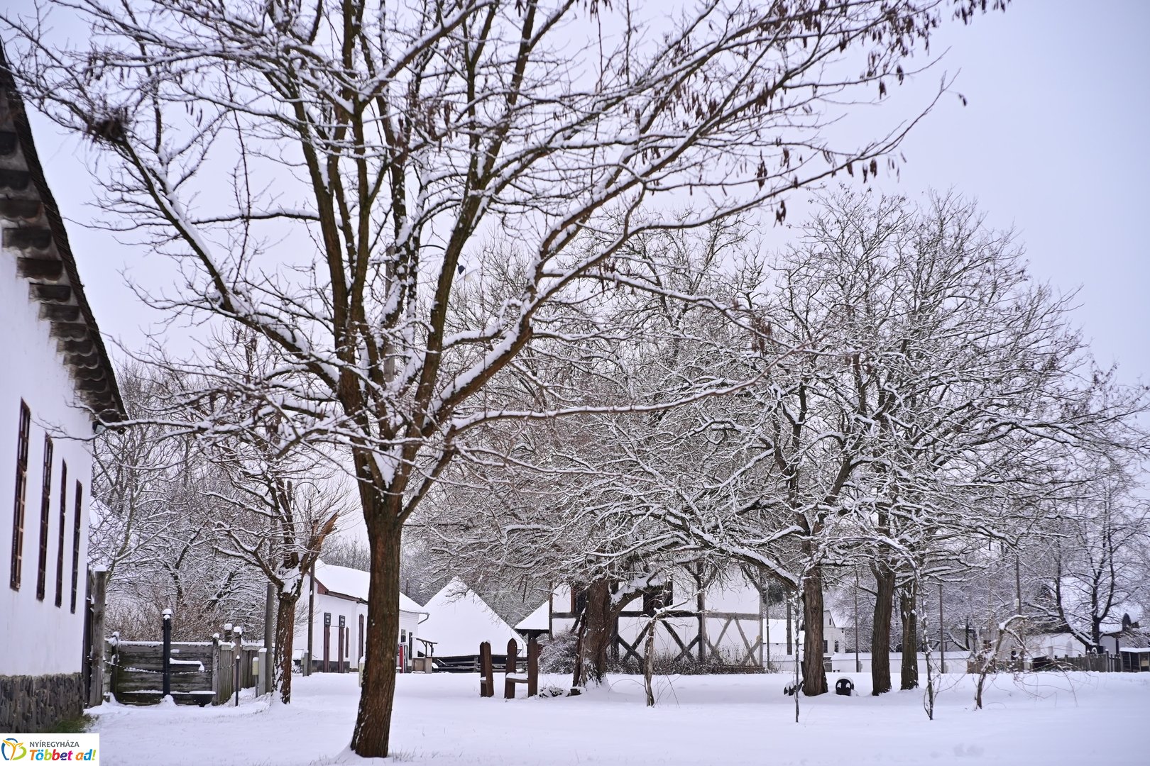 Csendélet a múzeumfaluban 2026 januárjában