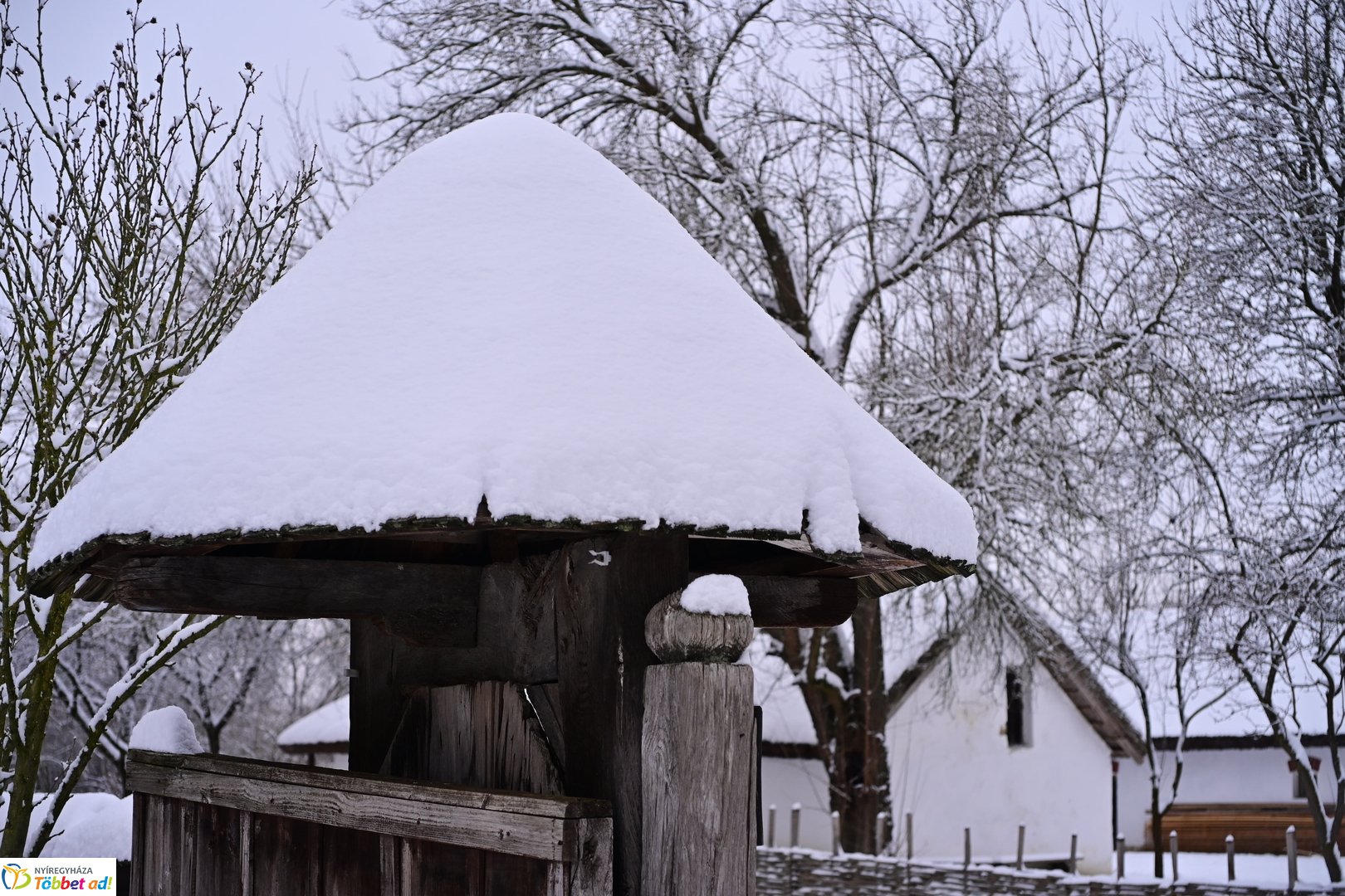 Csendélet a múzeumfaluban 2026 januárjában