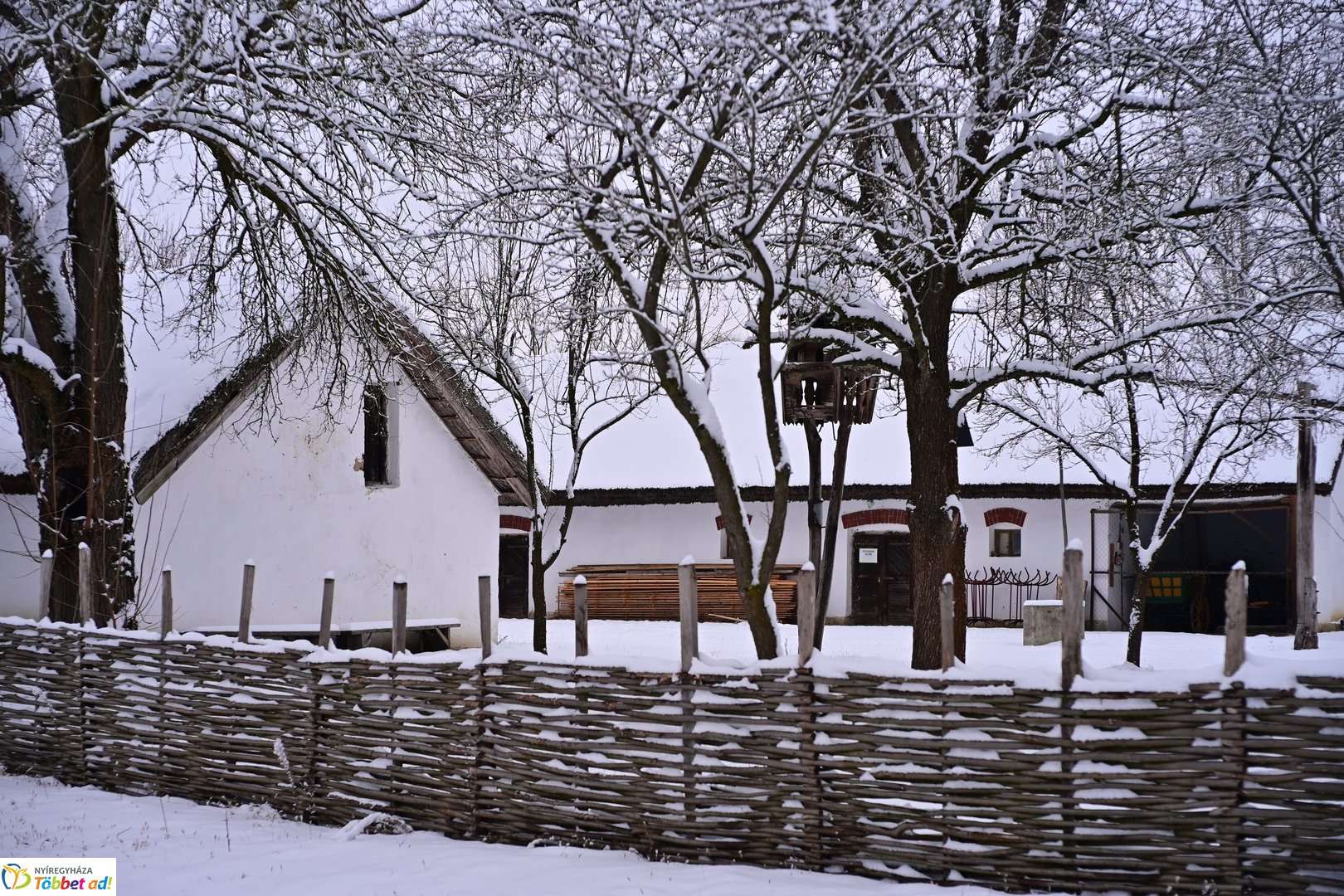 Csendélet a múzeumfaluban 2026 januárjában