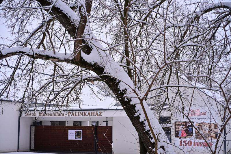 Csendélet a múzeumfaluban 2026 januárjában