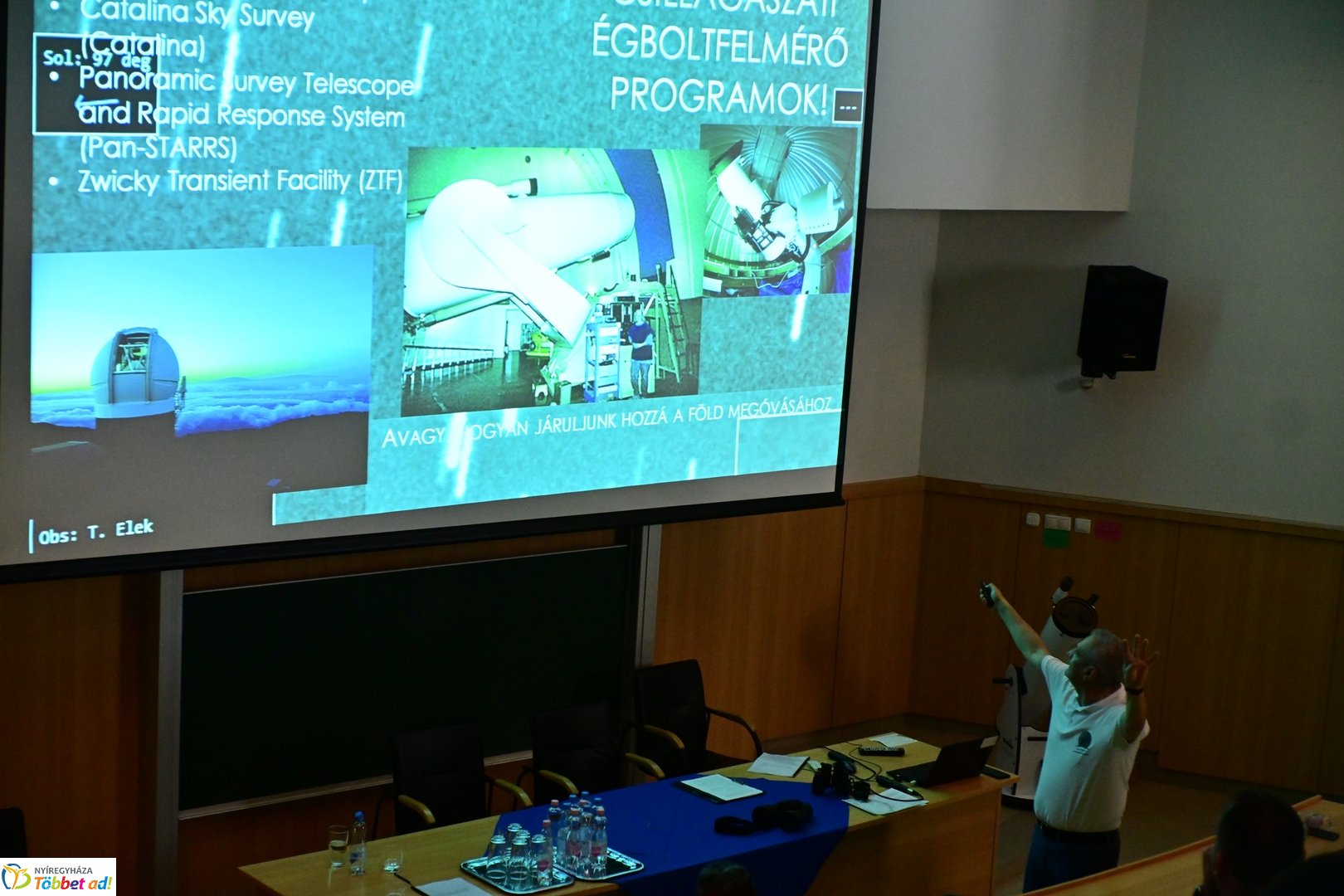 Csillagászok az egyetemen 2025 áprilisában