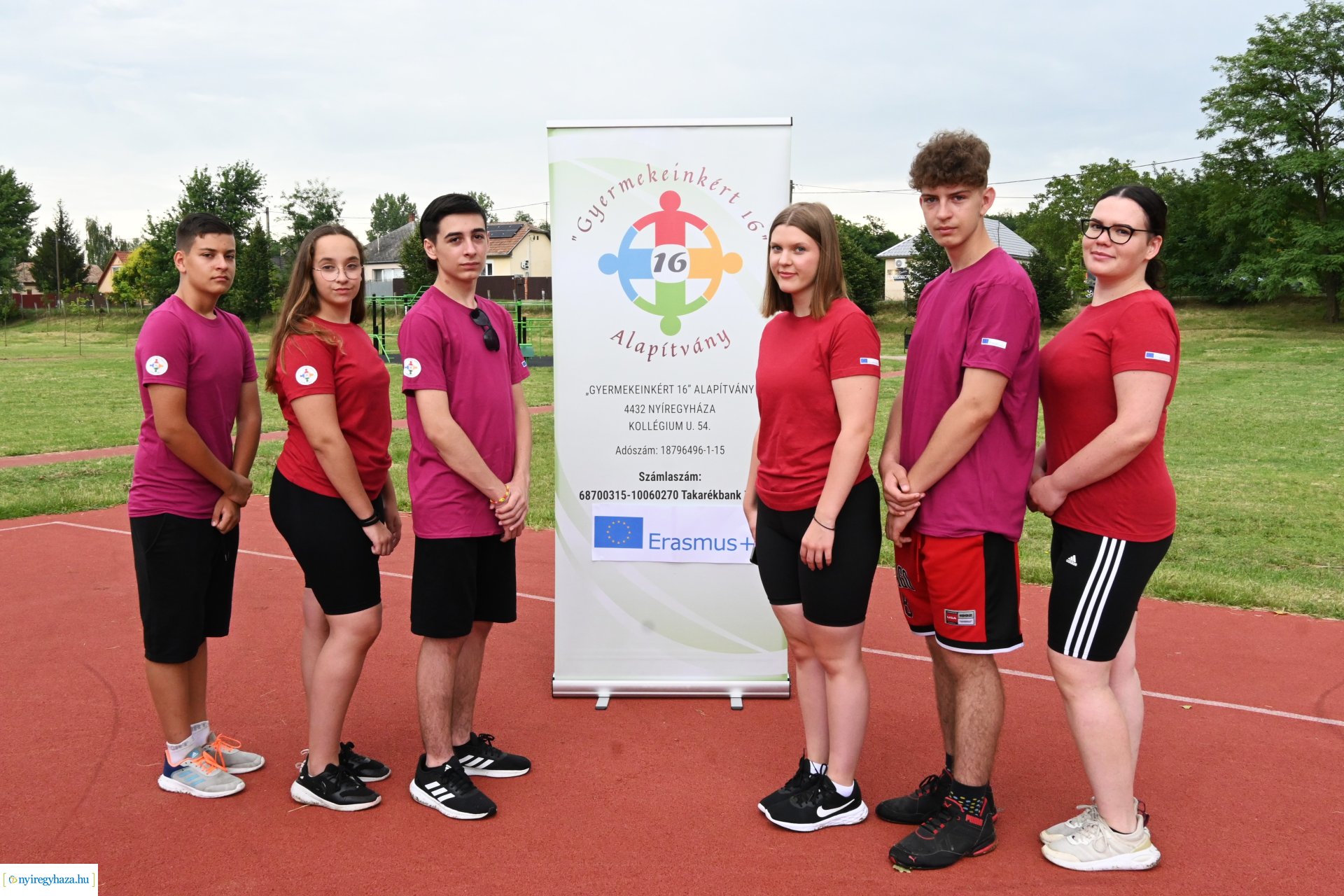 Csütörtökön sportnapot tartottak a "Gyermekeinkért 16" Alapítvány Erasmus program résztvevői