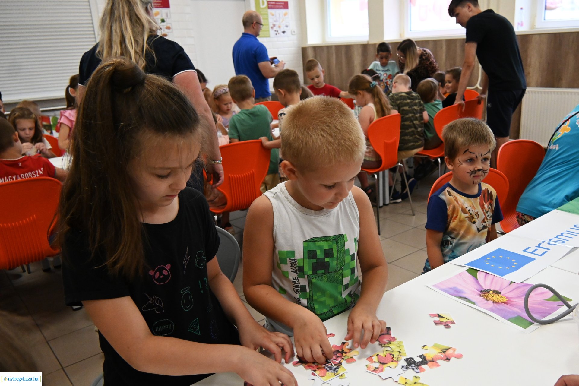 Csütörtökön sportnapot tartottak a "Gyermekeinkért 16" Alapítvány Erasmus program résztvevői