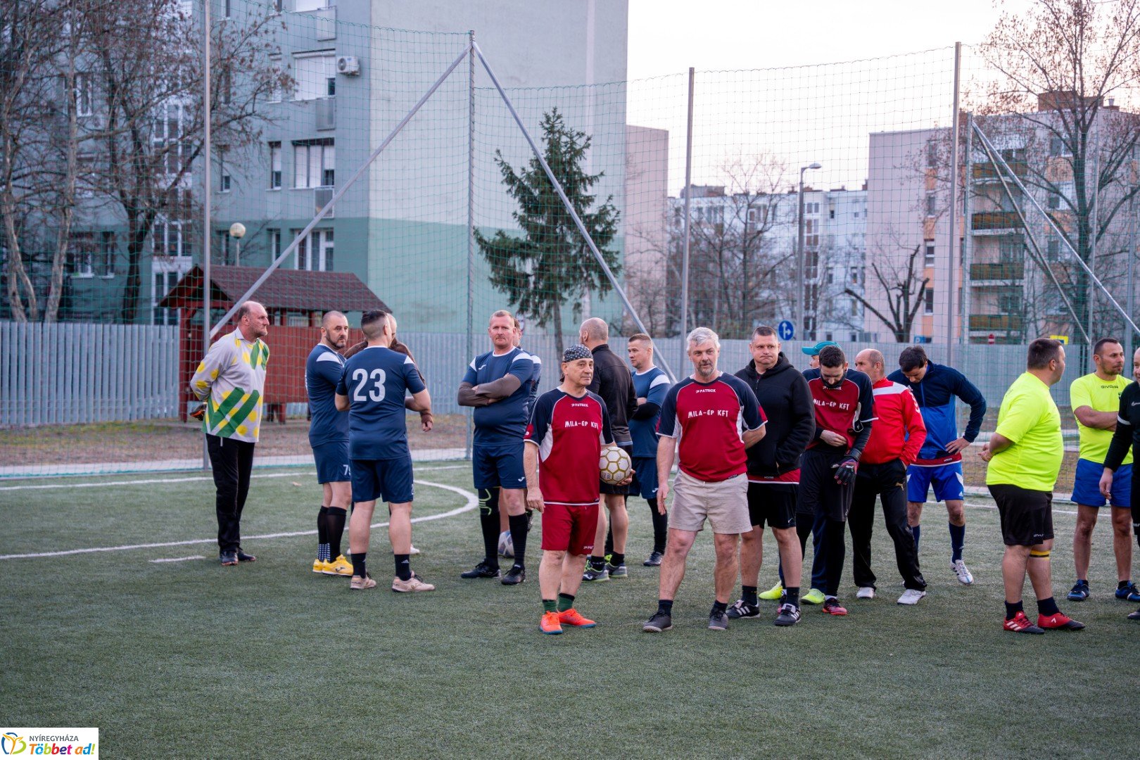 Decathlon SelyemBer Kft Nyíregyházi SC Kispályás Bajnokság kezdőrúgás