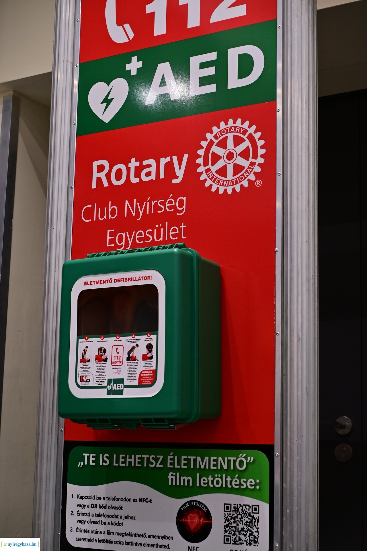 Defibrillátor a Rotary-tól 2024