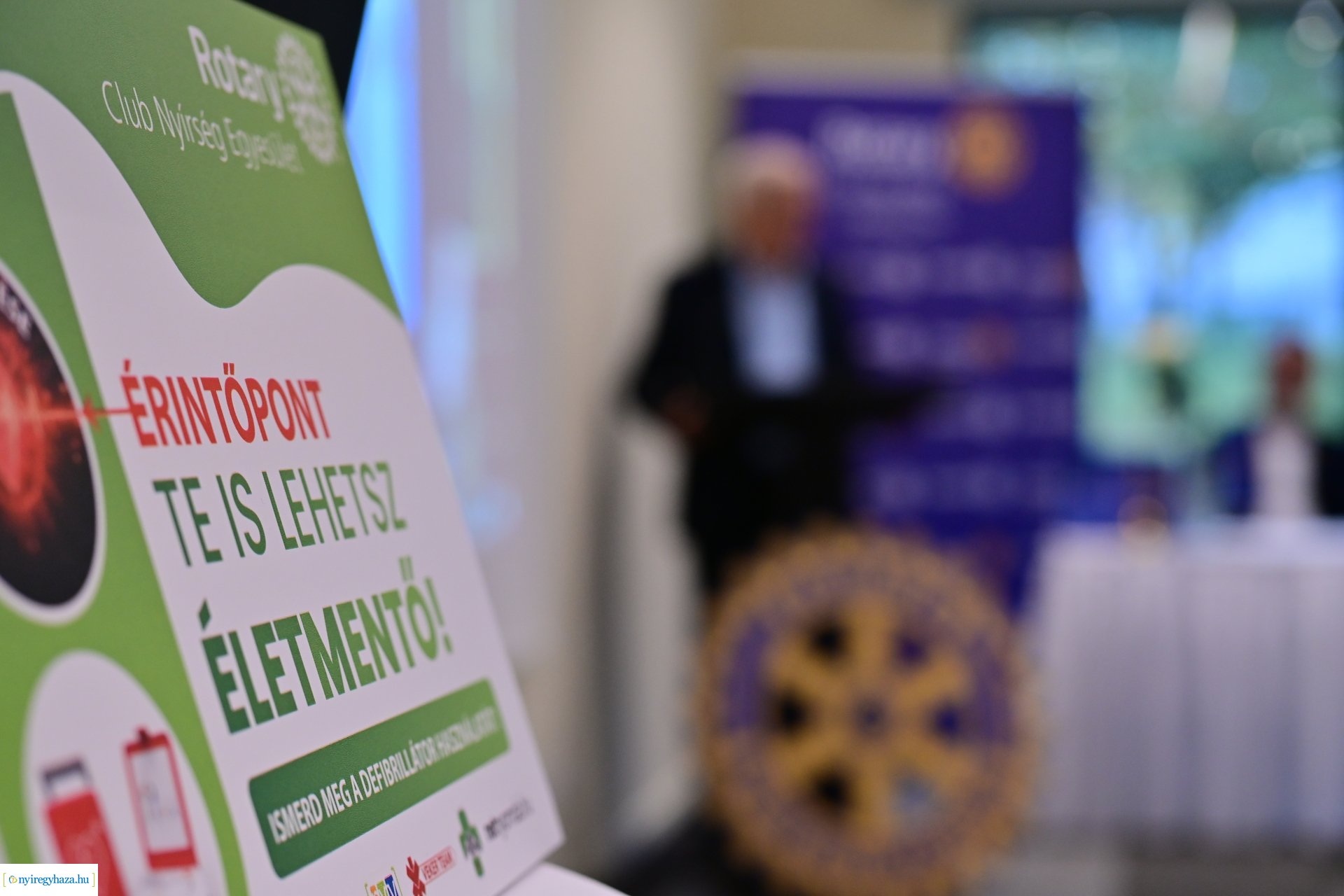 Defibrillátor a Rotary-tól 2024