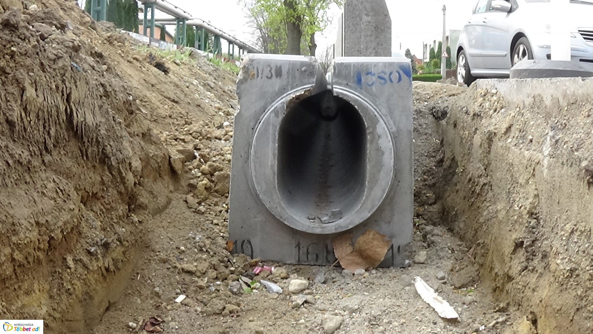 Derkovits utca – Épül a csapadékelvezető rendszer