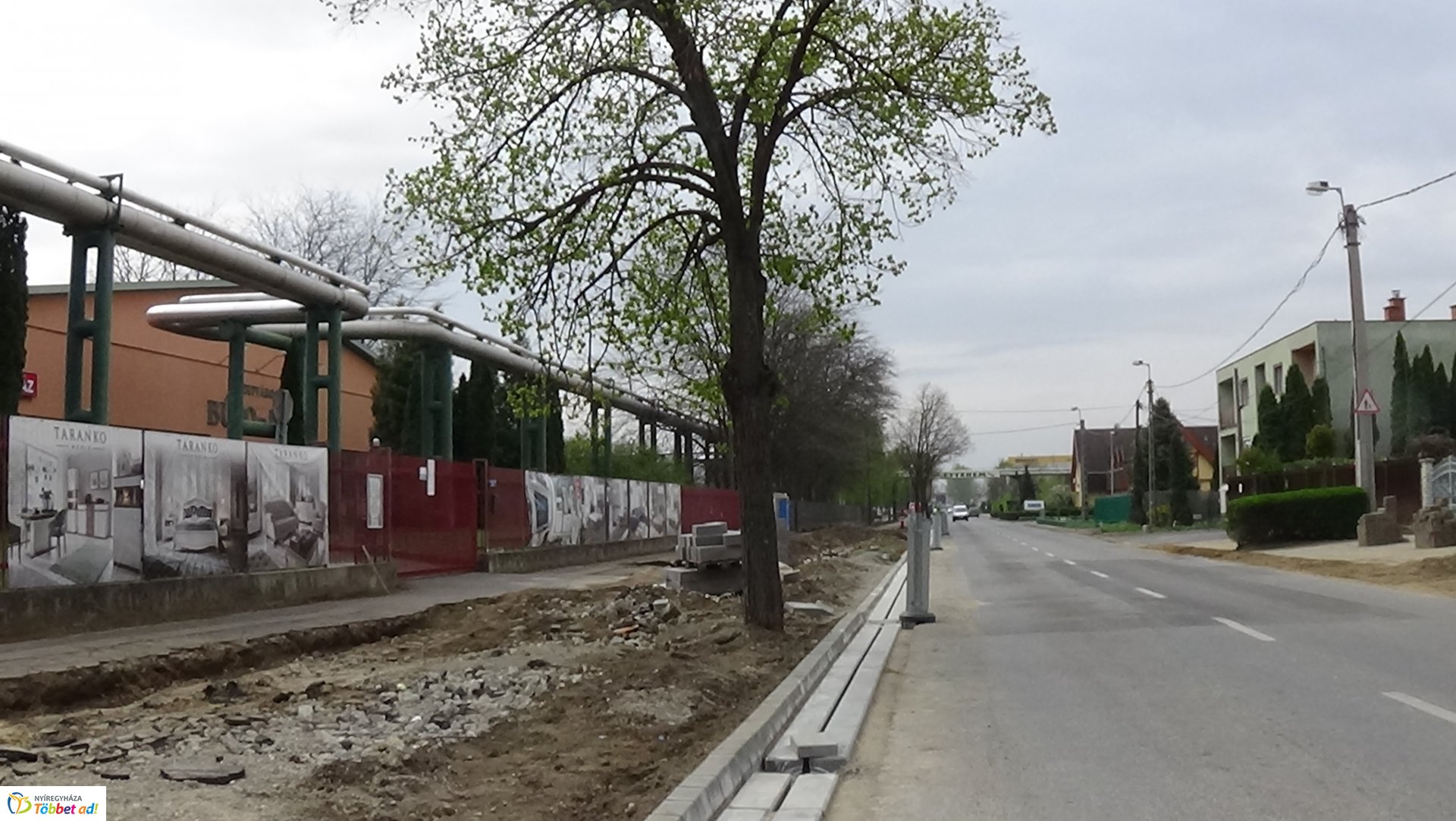 Derkovits utca – Épül a csapadékelvezető rendszer