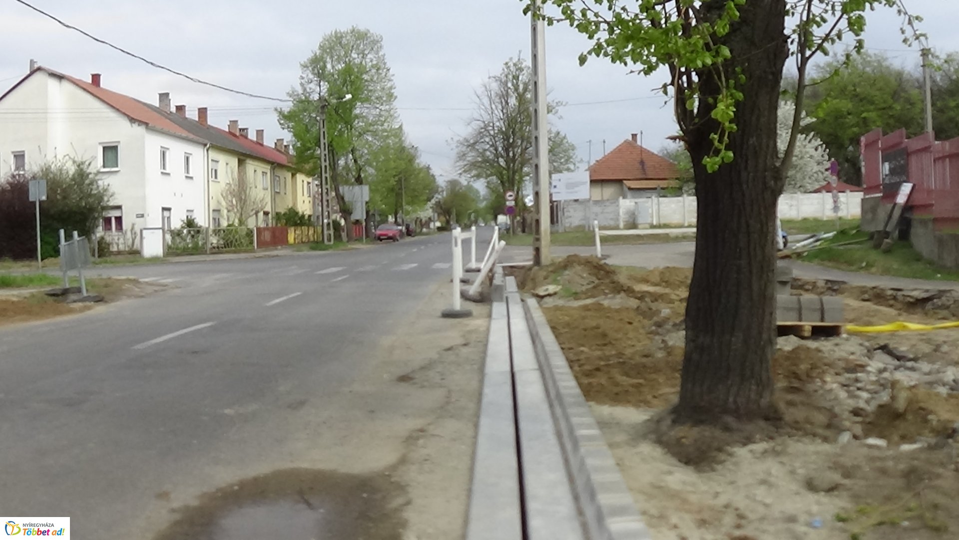 Derkovits utca – Épül a csapadékelvezető rendszer