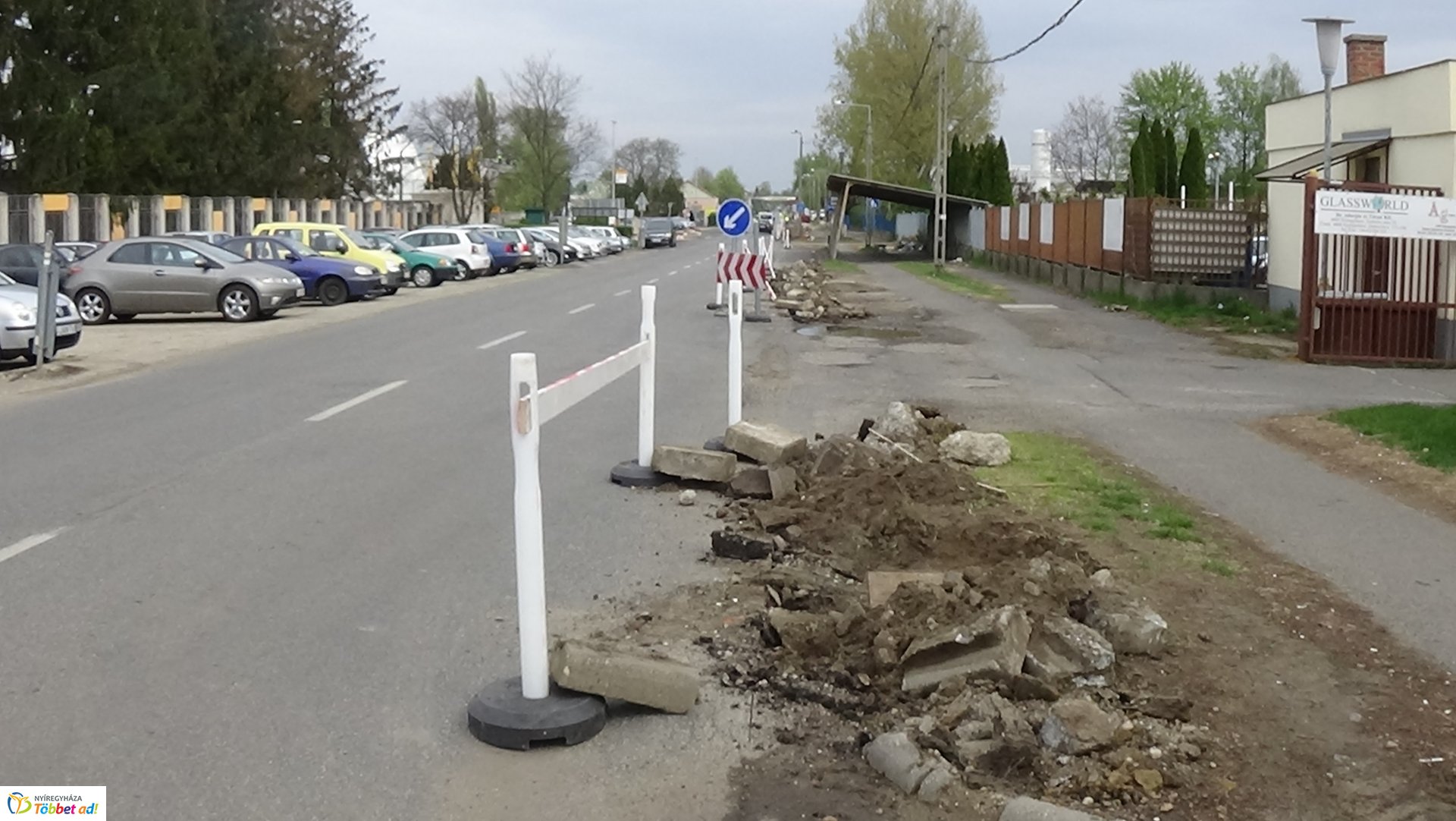 Derkovits utca – Épül a csapadékelvezető rendszer