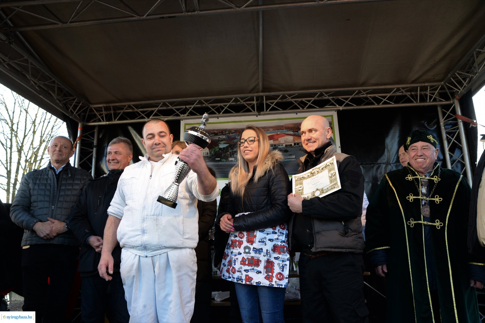 Disznótoros fesztivál eredményhirdetés