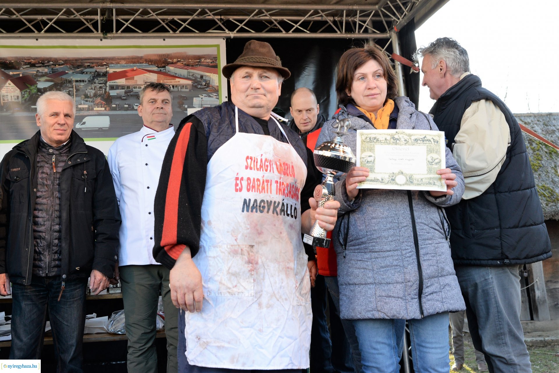 Disznótoros fesztivál eredményhirdetés