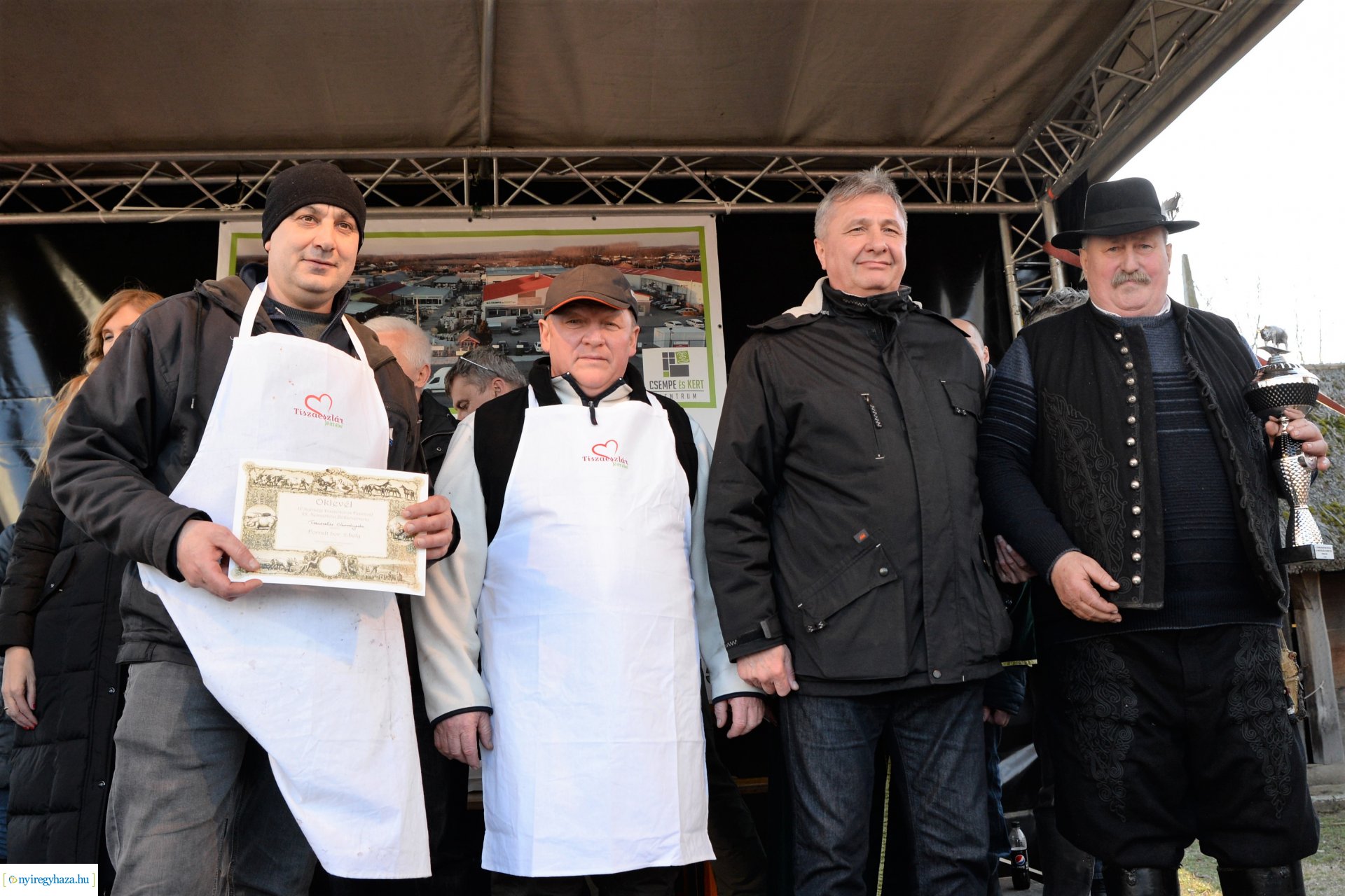 Disznótoros fesztivál eredményhirdetés