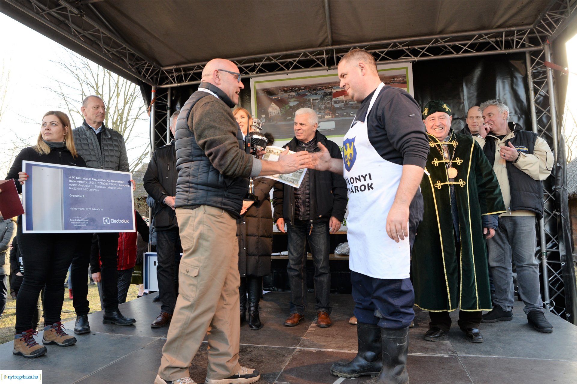 Disznótoros fesztivál eredményhirdetés