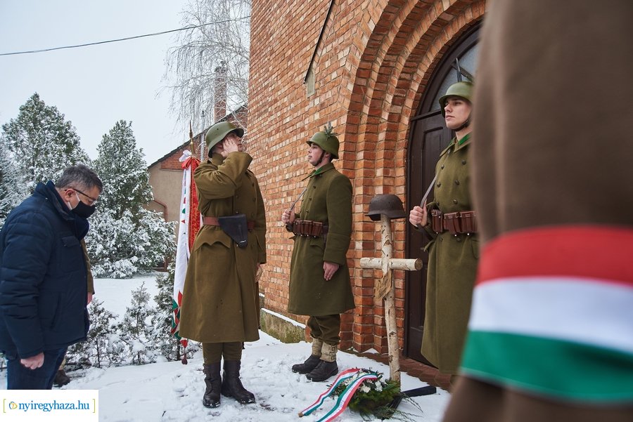 Doni emlékmenet Nyírszőlősön 2021 02 18