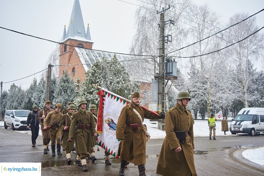 Doni emlékmenet Nyírszőlősön 2021 02 18