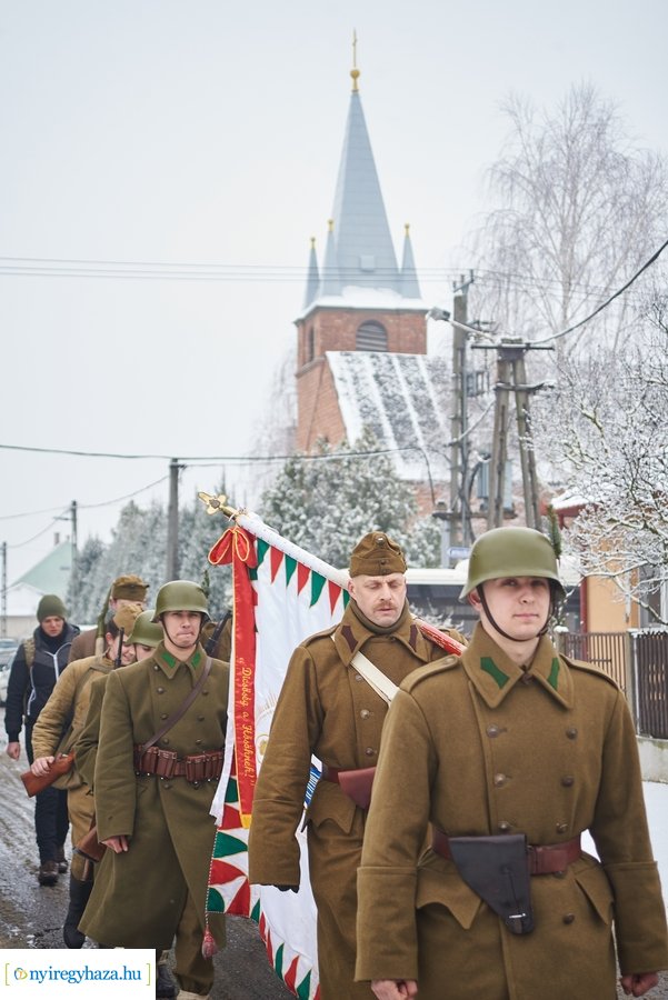 Doni emlékmenet Nyírszőlősön 2021 02 18