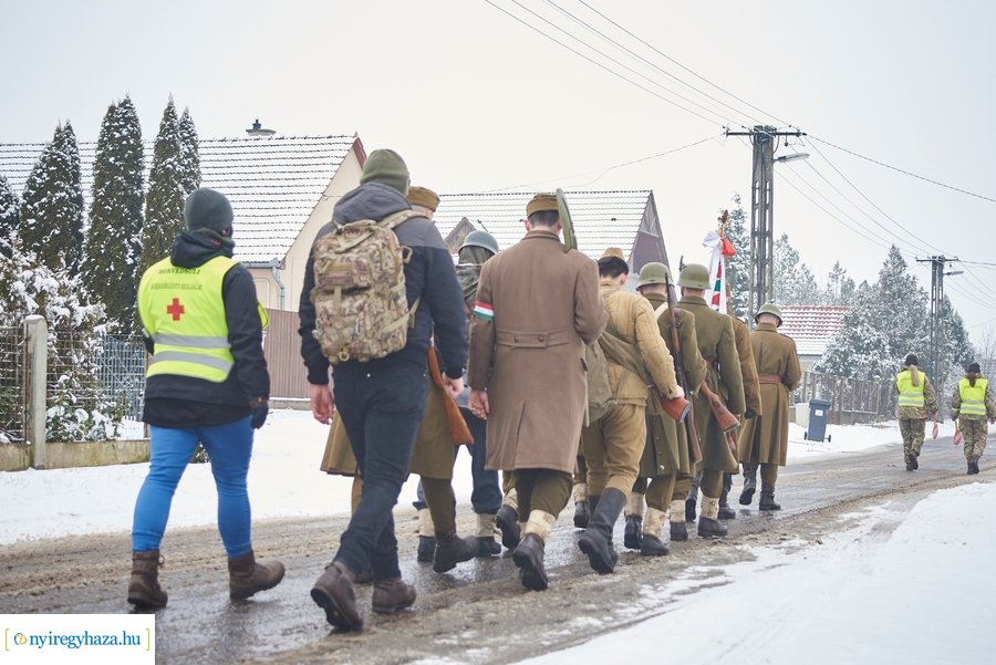 Doni emlékmenet Nyírszőlősön 2021 02 18