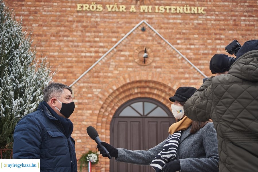 Doni emlékmenet Nyírszőlősön 2021 02 18