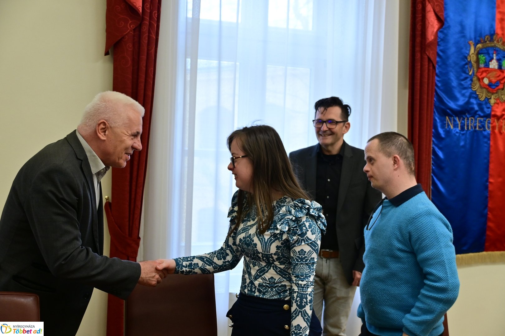 Down egyesület látogatása a Városházán  - 2026 március