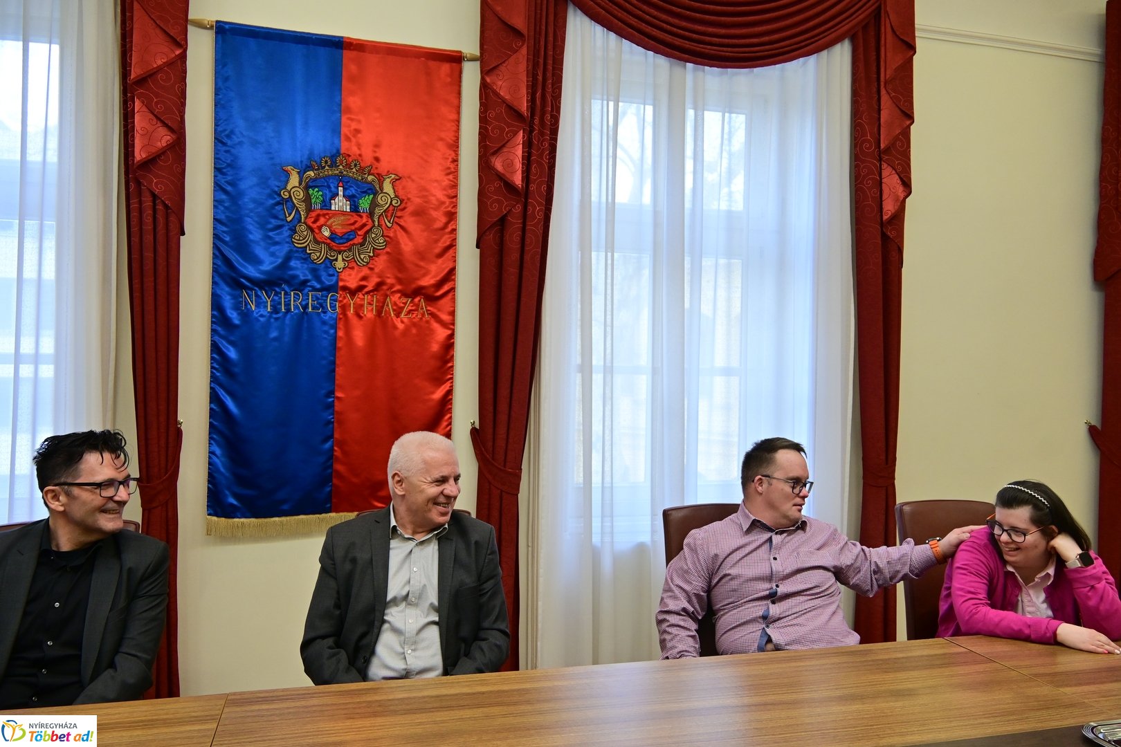 Down egyesület látogatása a Városházán  - 2026 március