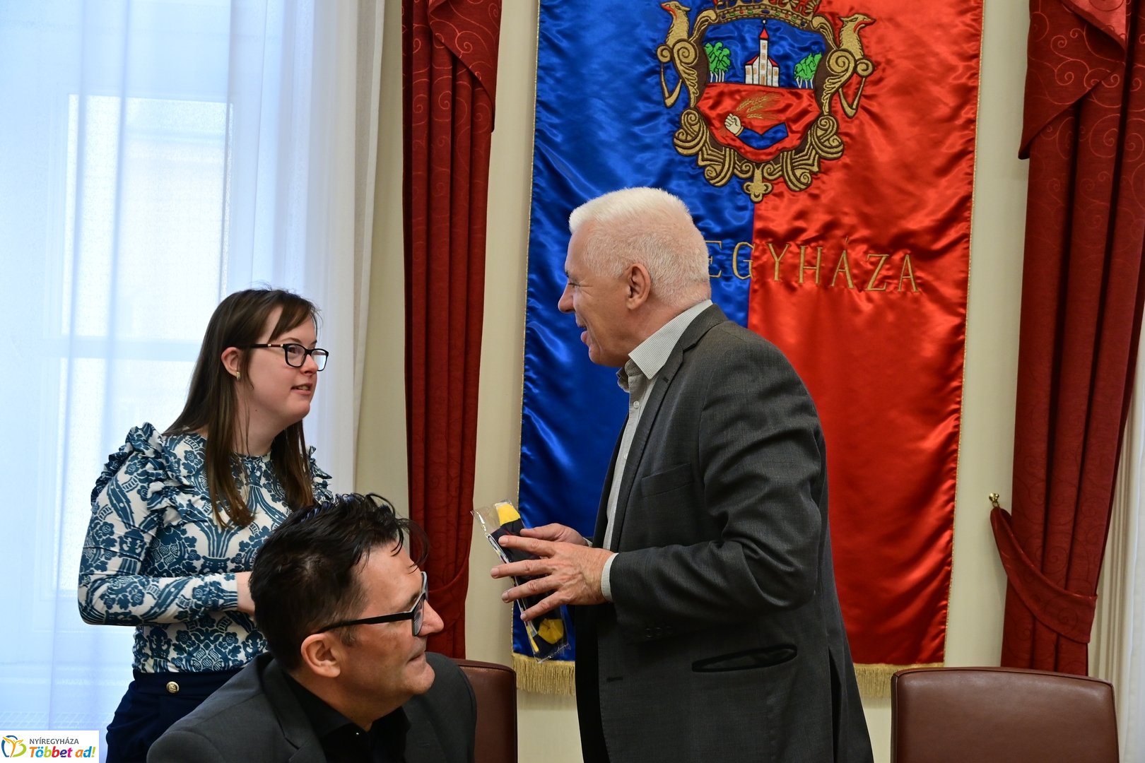 Down egyesület látogatása a Városházán  - 2026 március