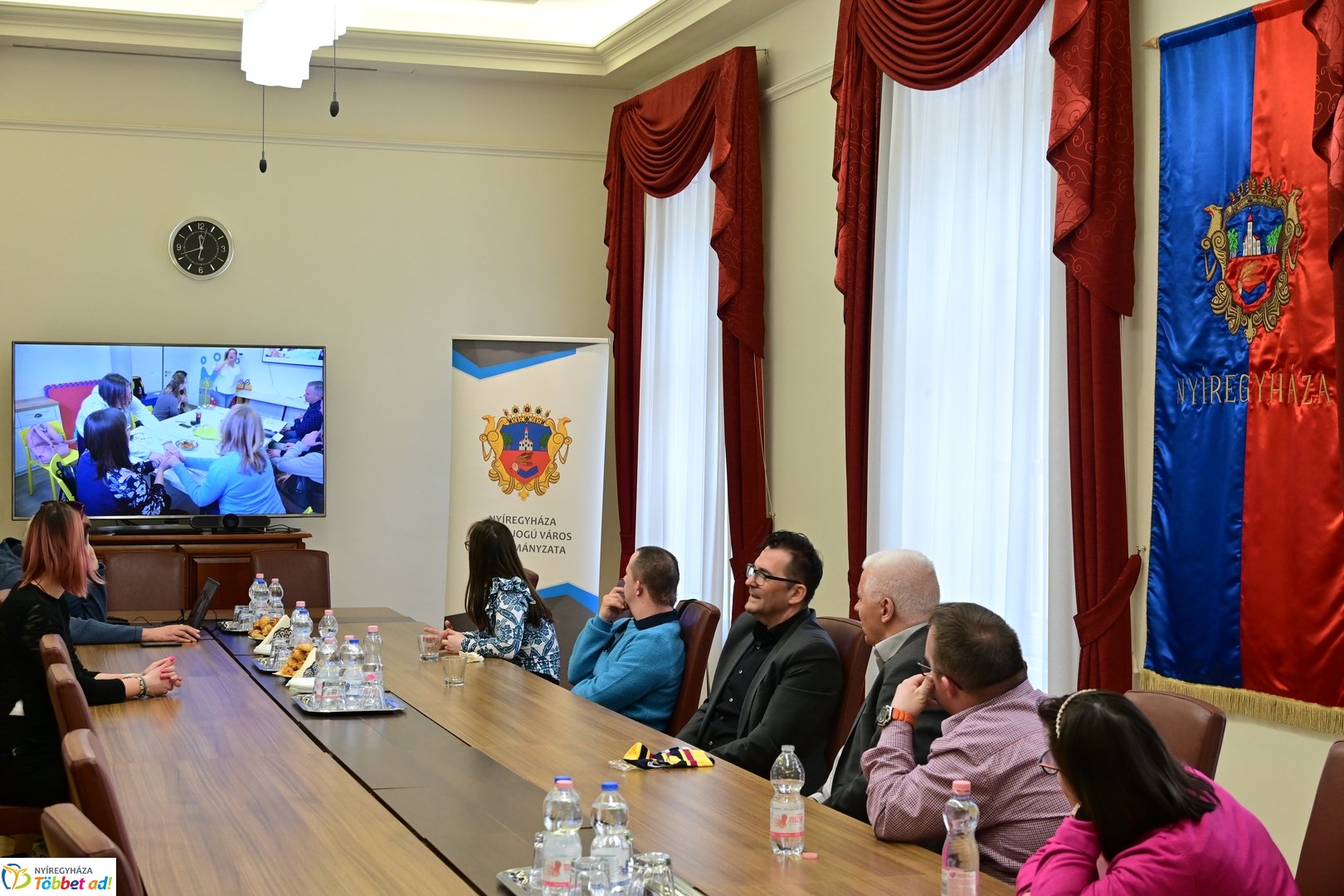 Down egyesület látogatása a Városházán  - 2026 március