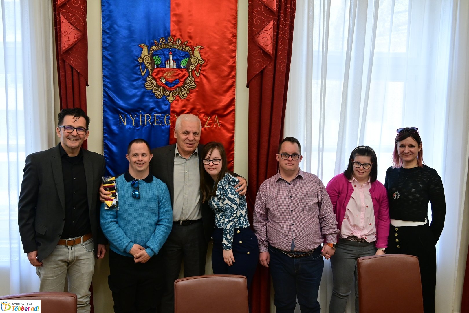 Down egyesület látogatása a Városházán  - 2026 március