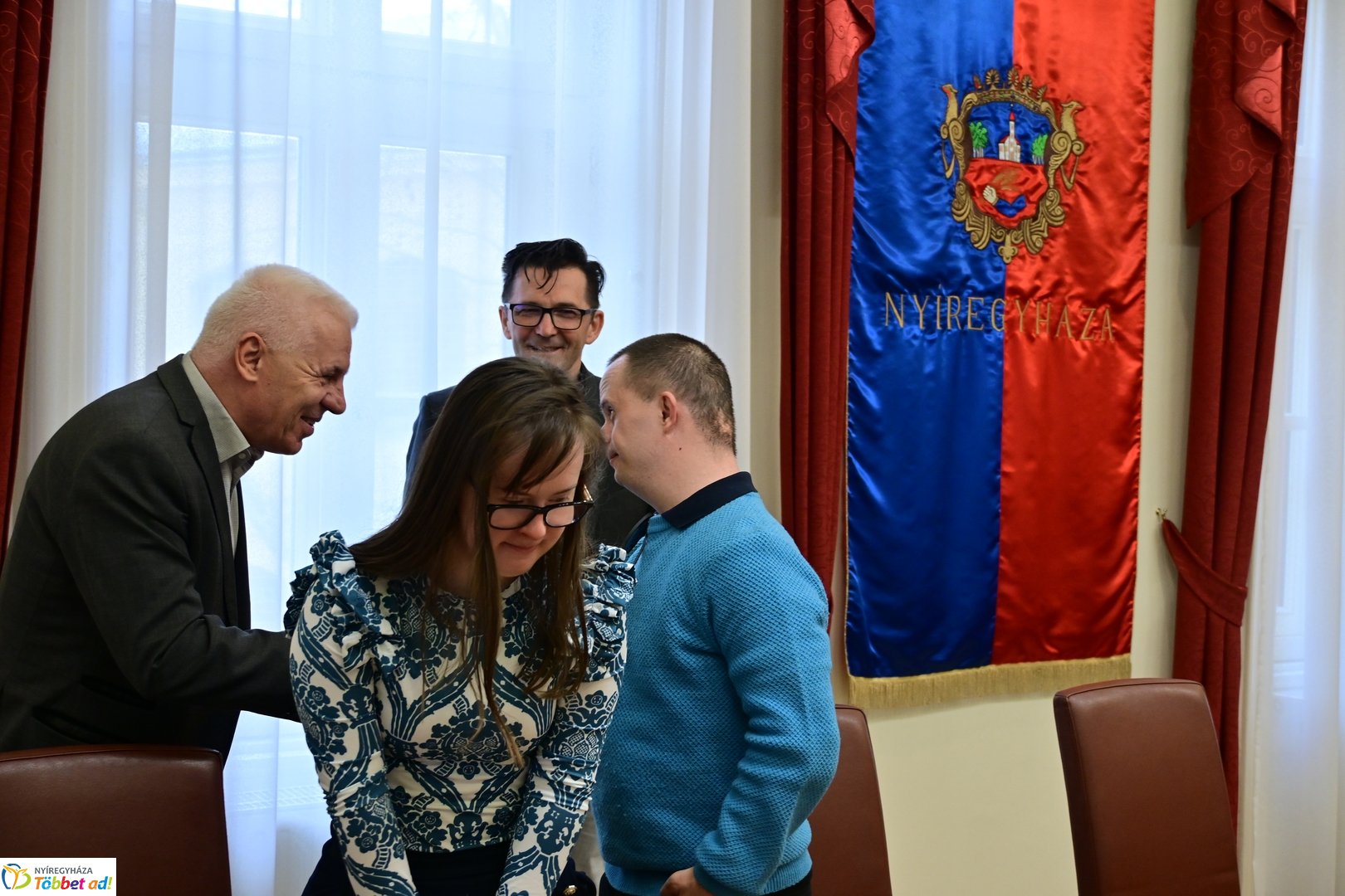 Down egyesület látogatása a Városházán  - 2026 március