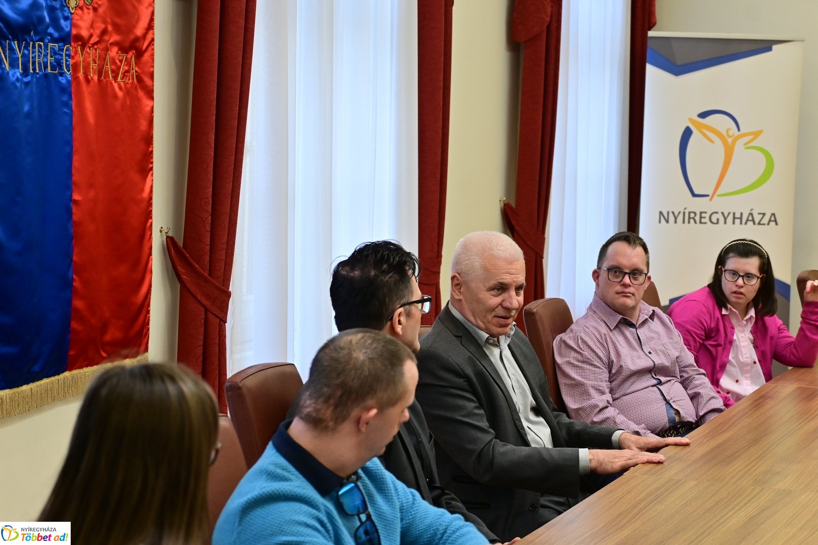 Down egyesület látogatása a Városházán  - 2026 március