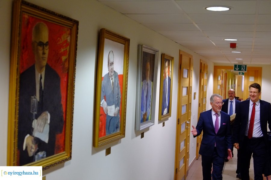 Dr György László látogatása az egyetemen